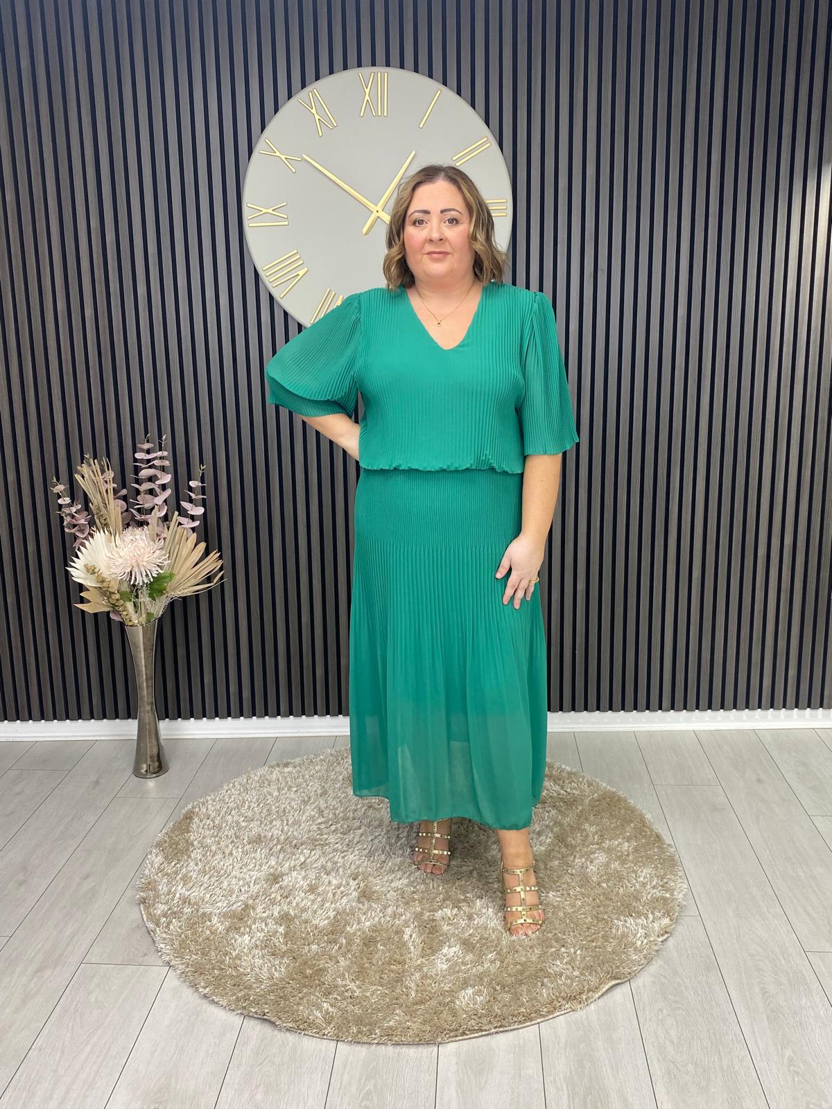 STACEY DRESS - GREEN