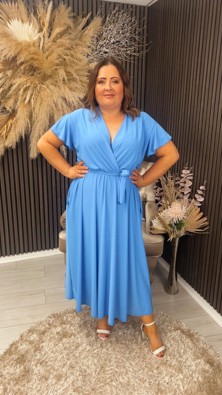 SIOBHAN DRESS - BLUE