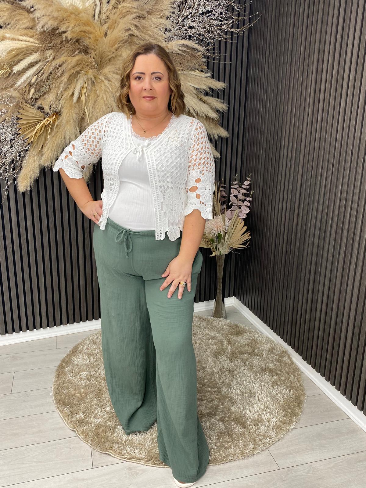 RENAE TROUSER - KHAKI