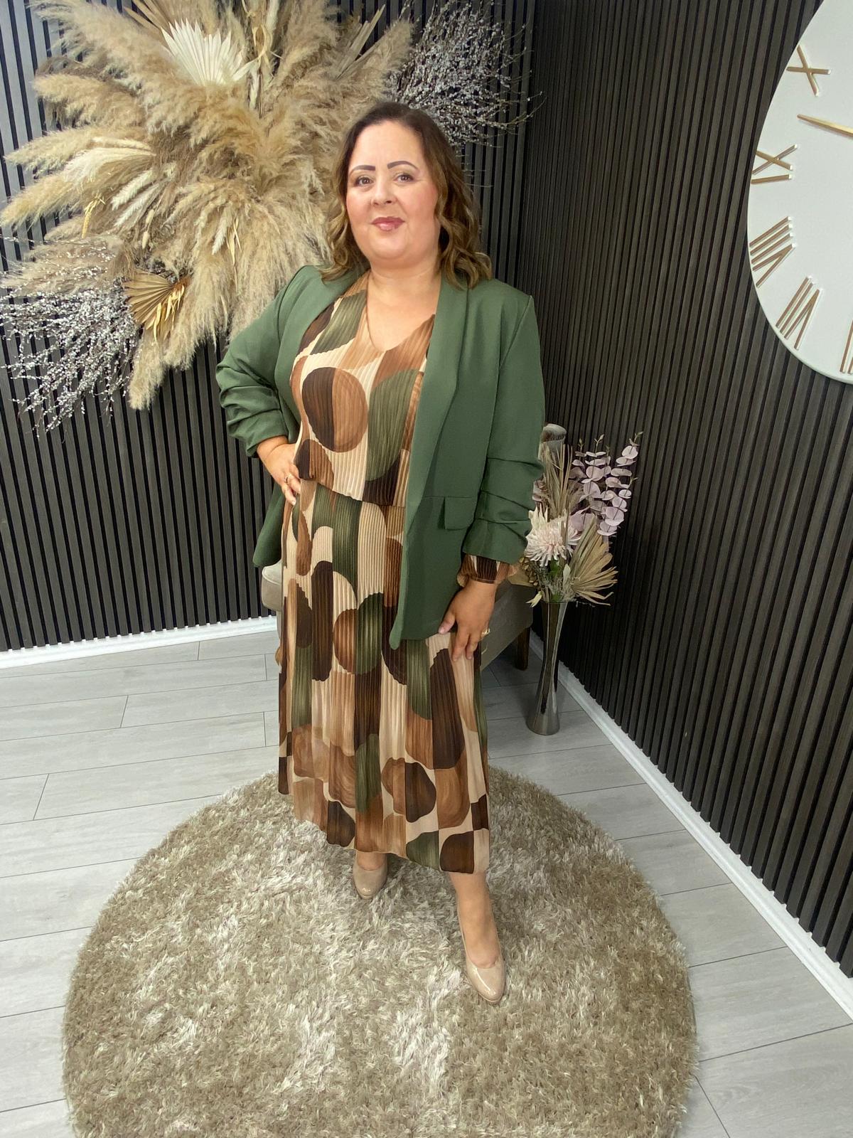 TANYA BLAZER - KHAKI