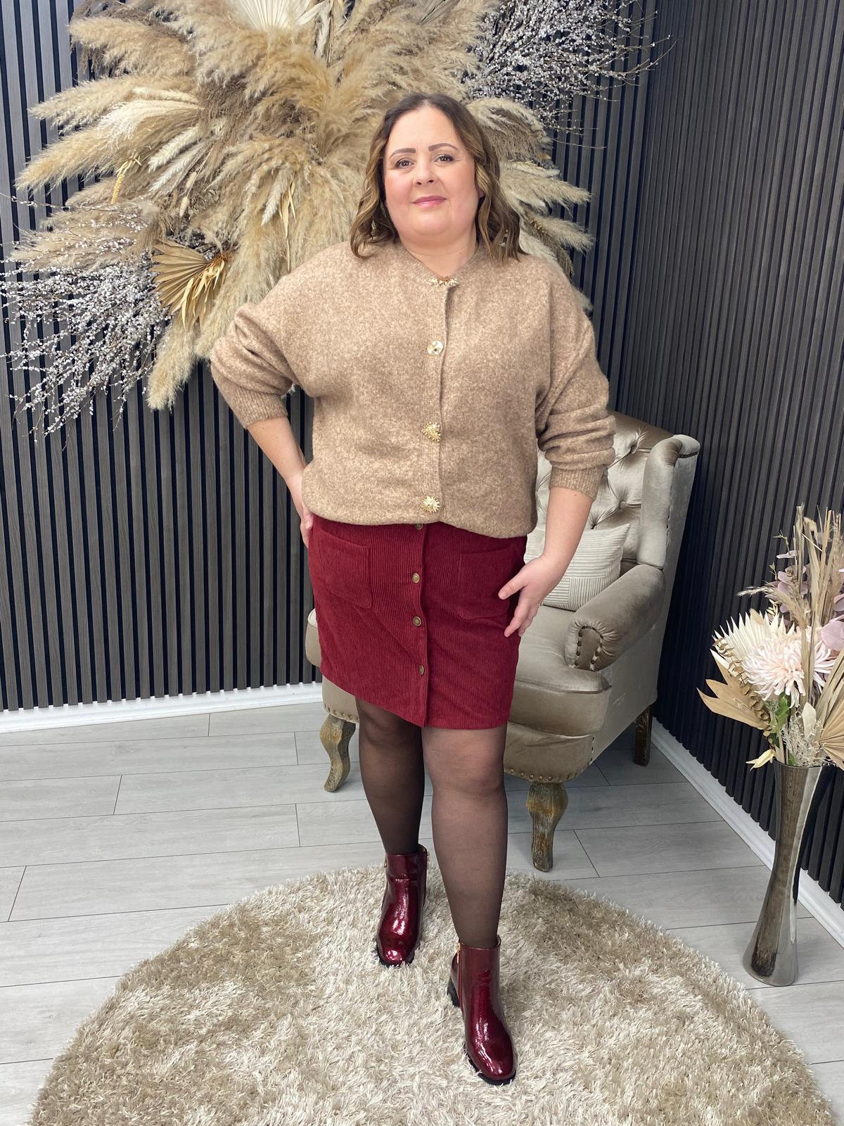 CARMEL CARDIGAN - CAMEL