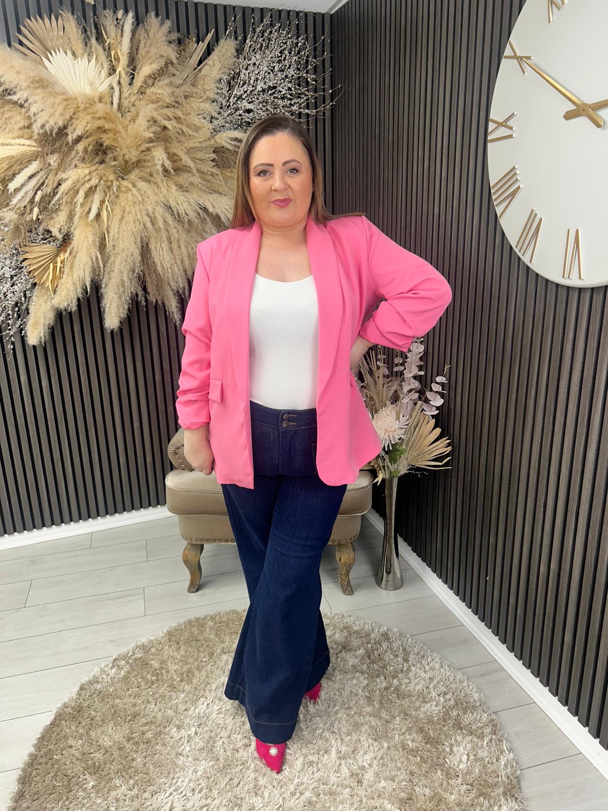 TANYA BLAZER - CANDY PINK