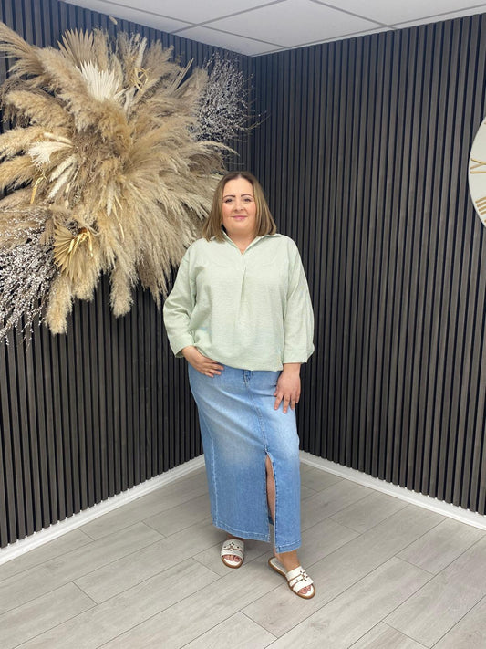 FAYE TOP - GREEN