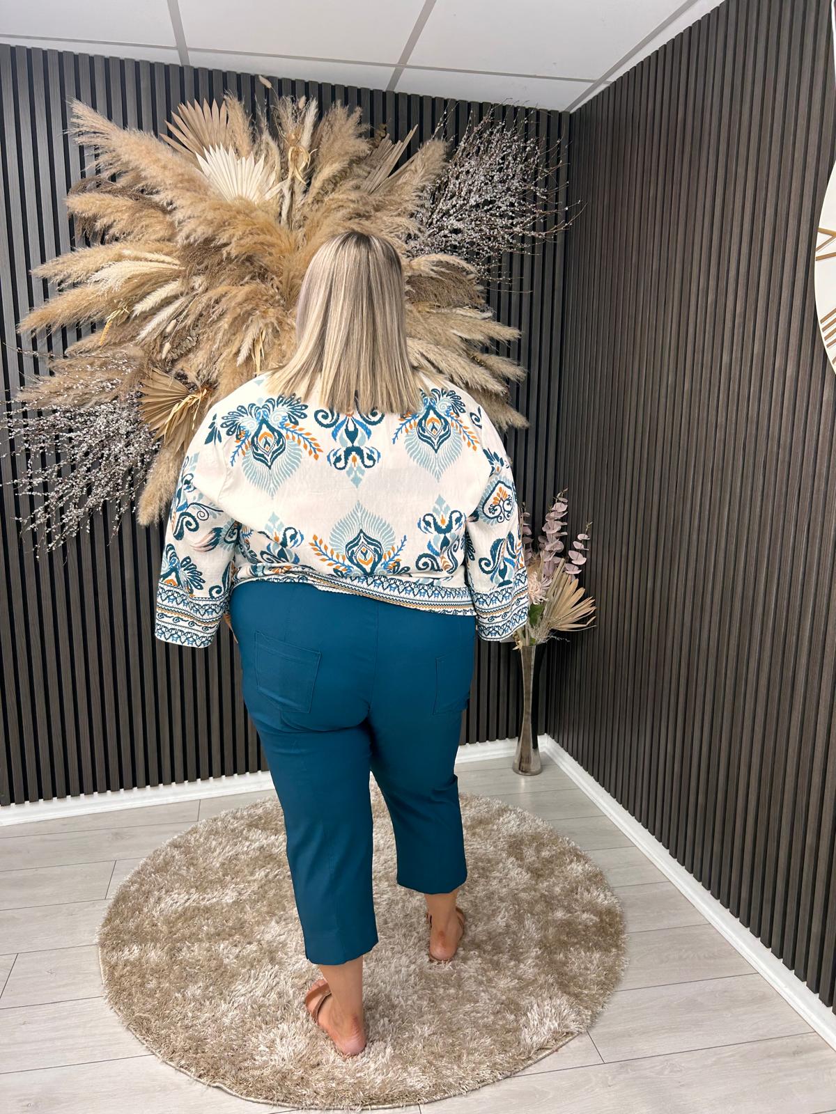 SINDY TROUSERS - TEAL
