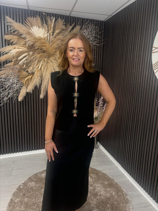 DARLENE VEST - BLACK
