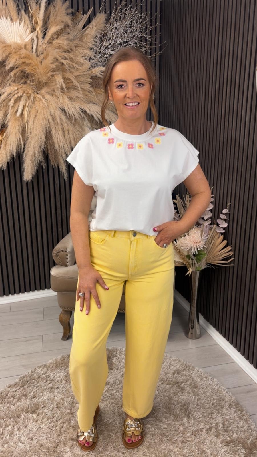 MEENA TOP - WHITE