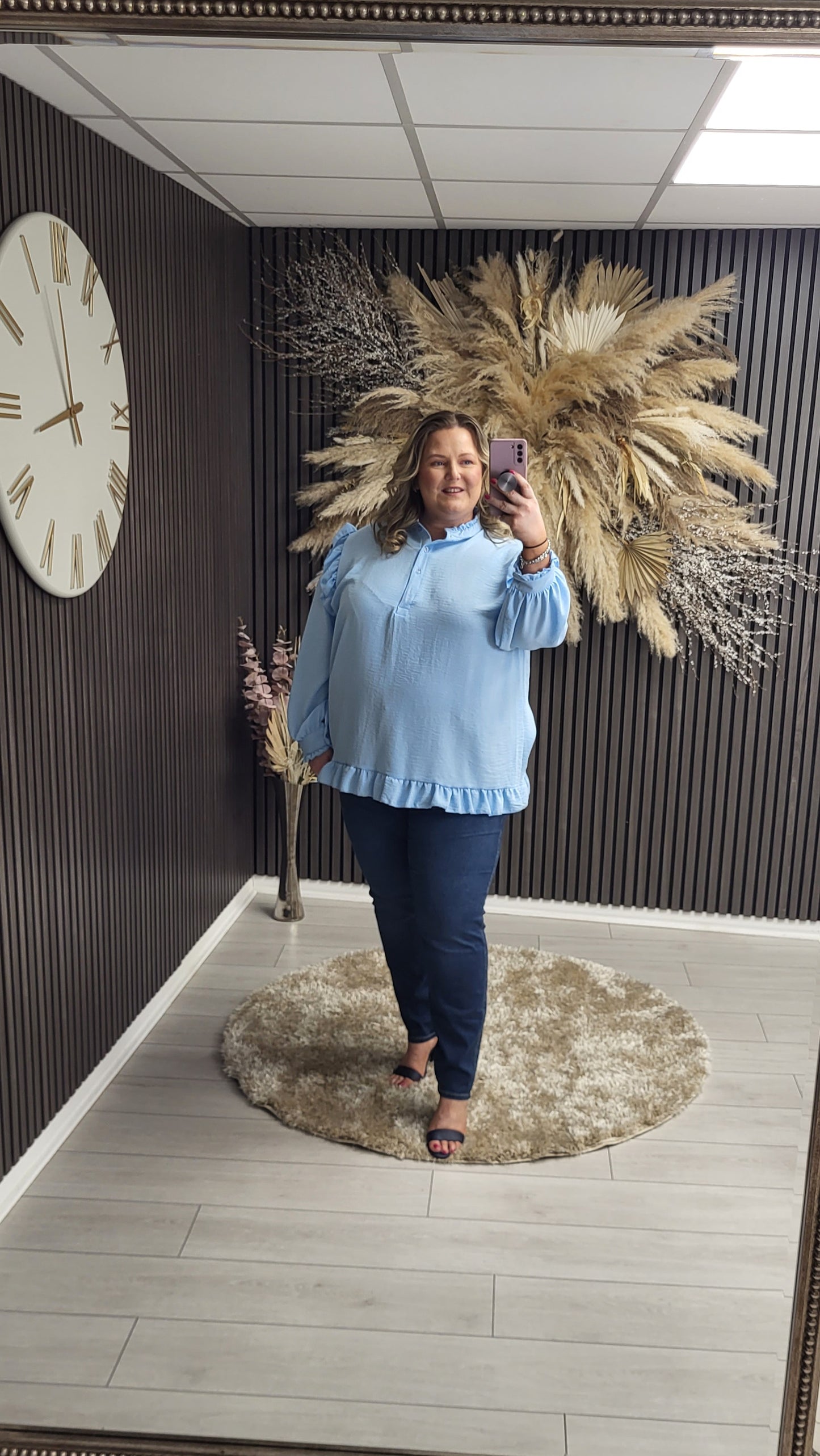 LEELA BLOUSE - BLUE