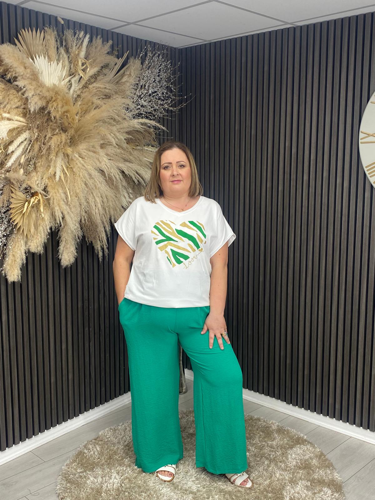 MERI T-SHIRT - GREEN