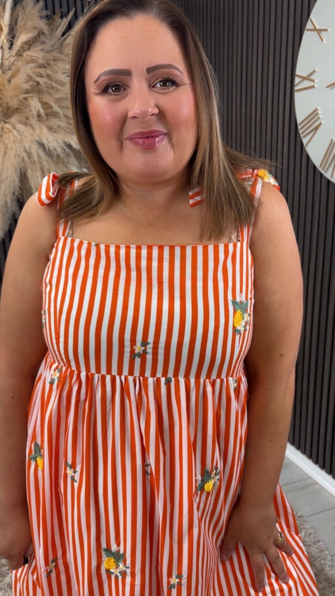 NELLIE DRESS - ORANGE