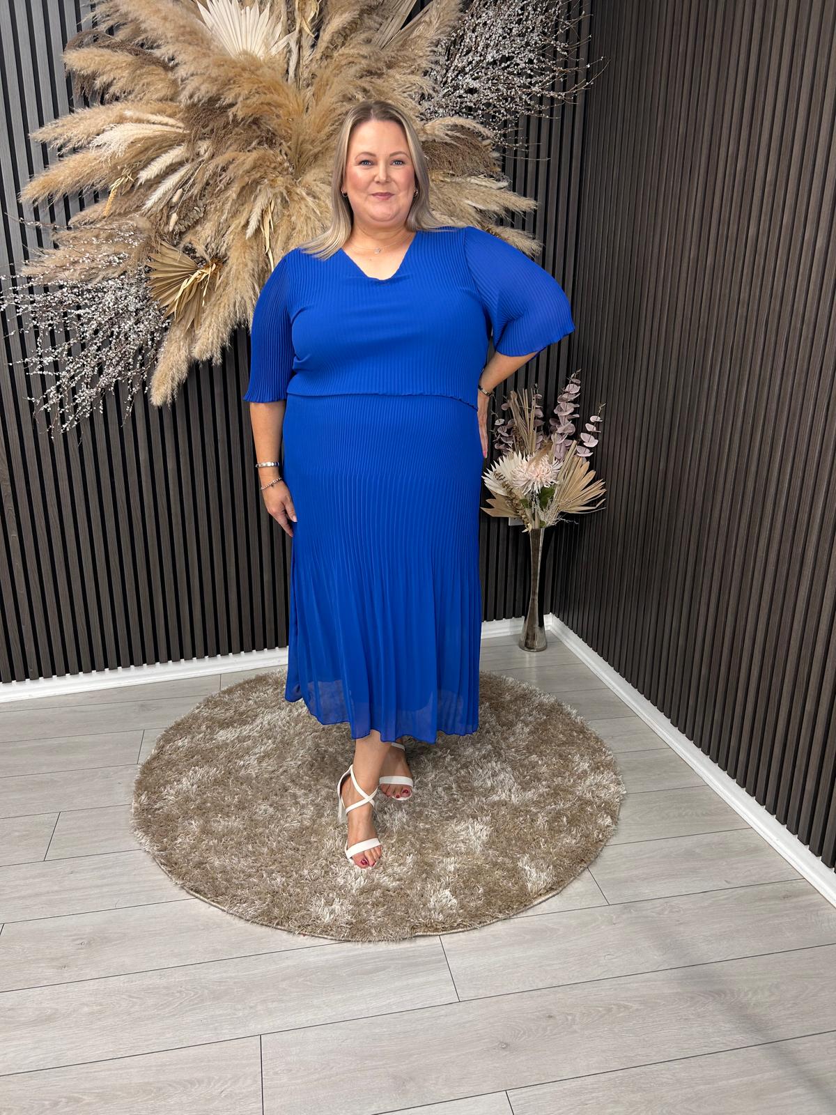 STACEY DRESS - BLUE