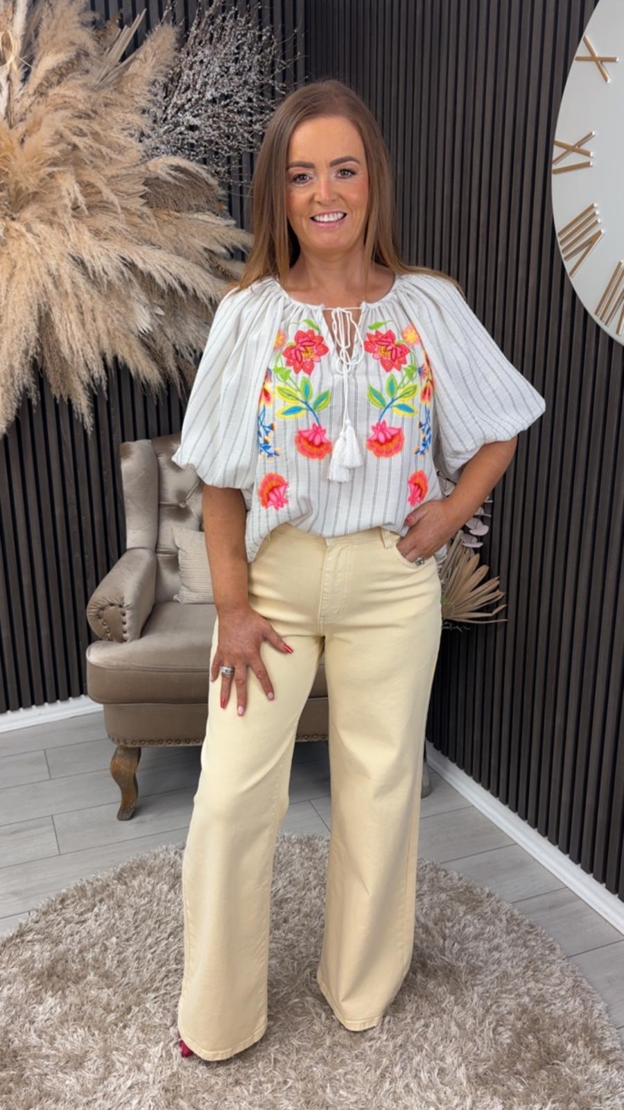 GRAINNE TOP - CREAM