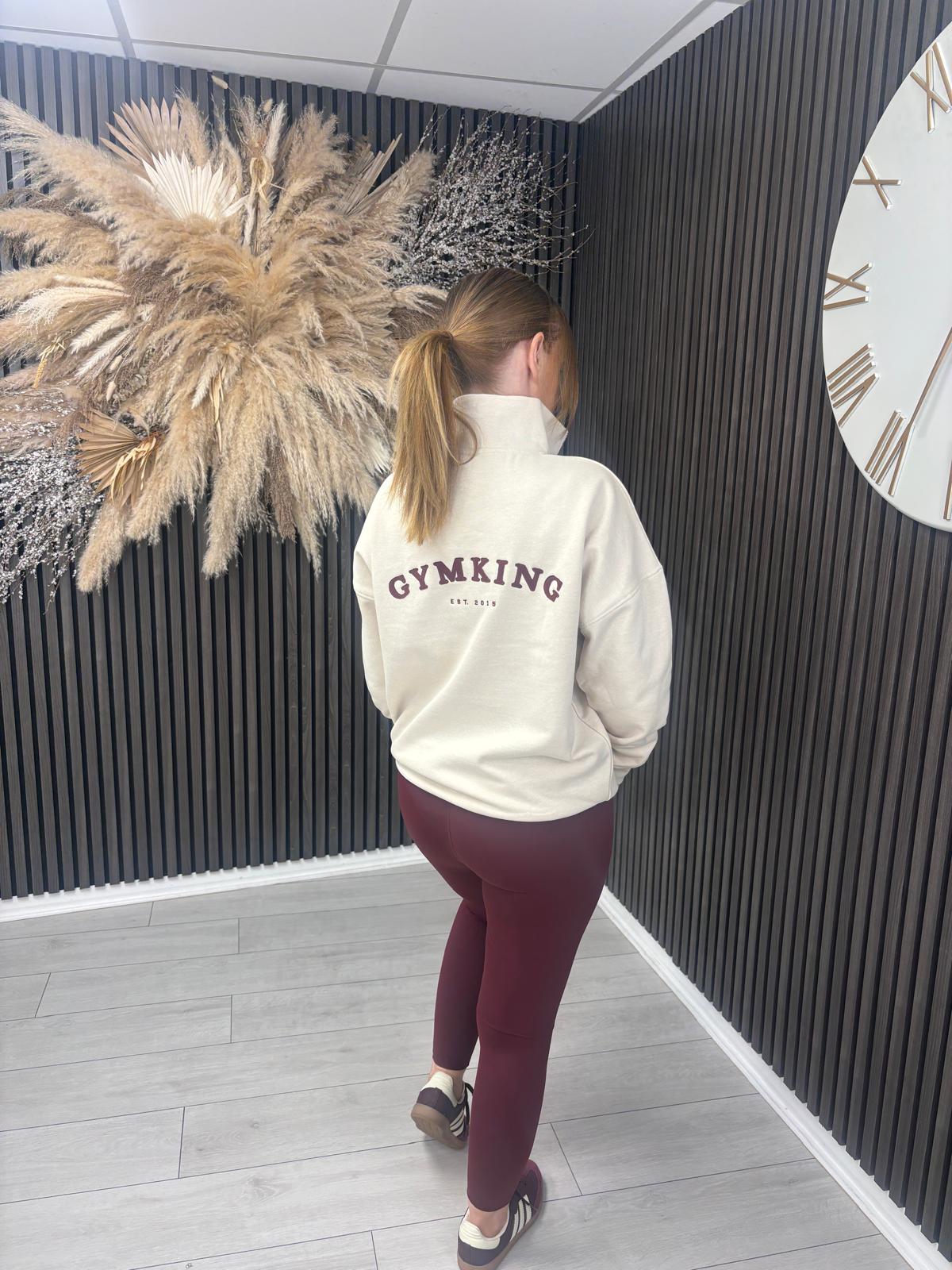 GYM KING 1/4 ZIP - BUTTERSCOTCH