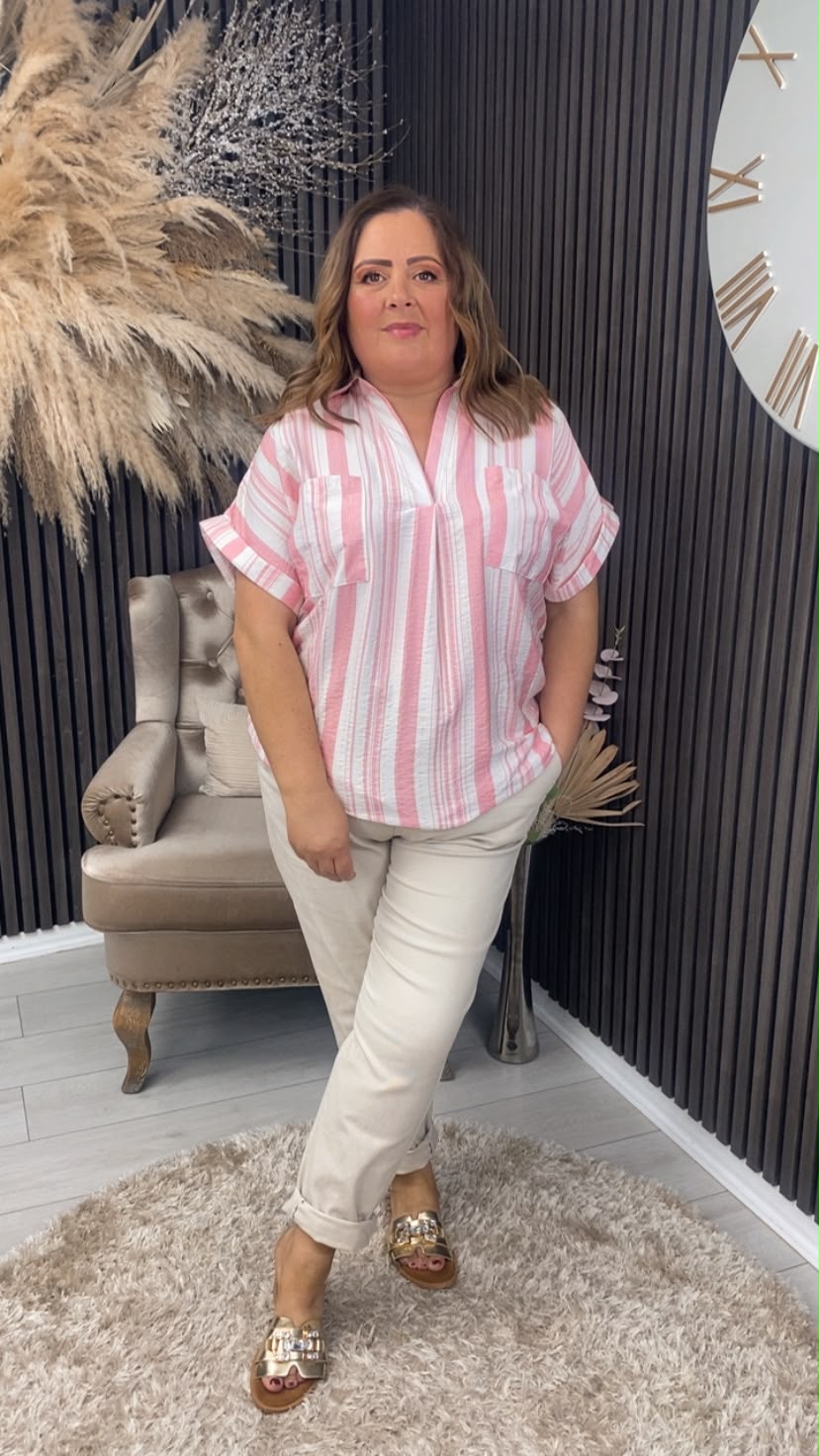 AGNES TOP - PINK
