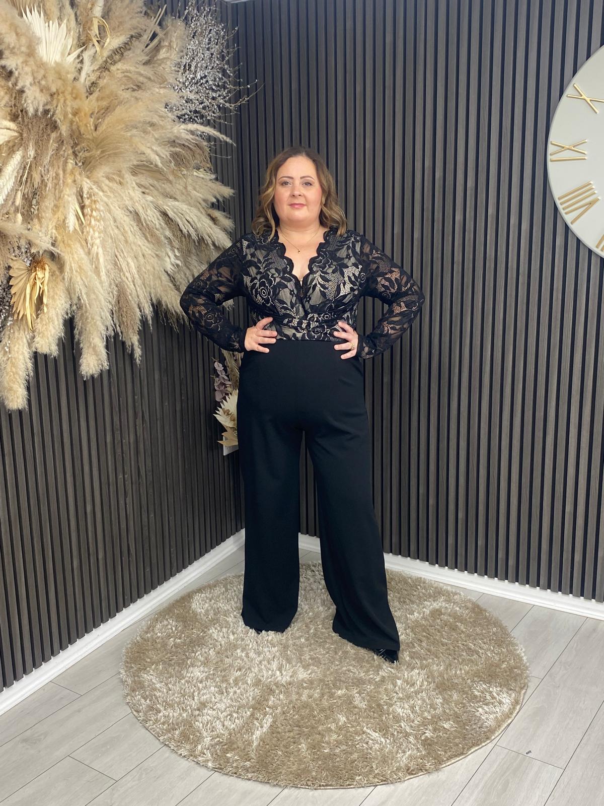 BRIDGET-ANNE LACE JUMPSUIT