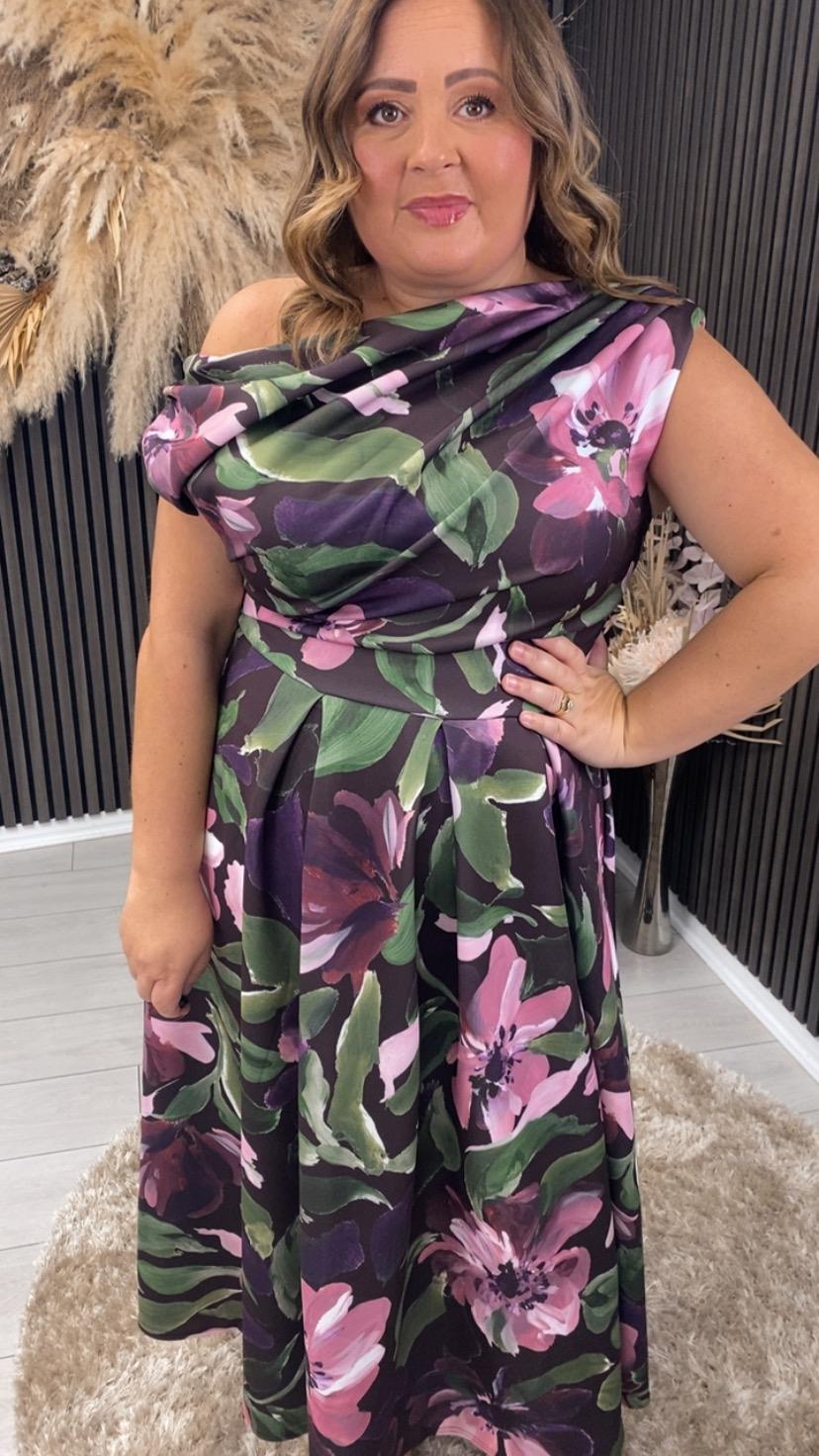 BETTY DRESS - VINTAGE BERRY