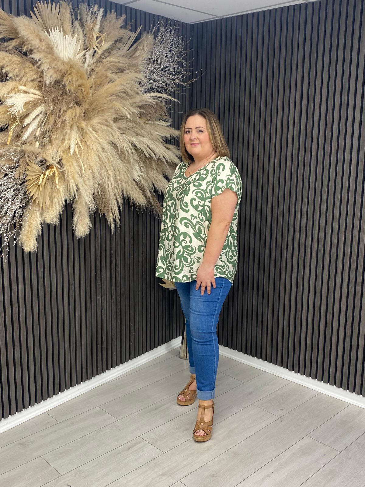 RAMONA TOP - GREEN