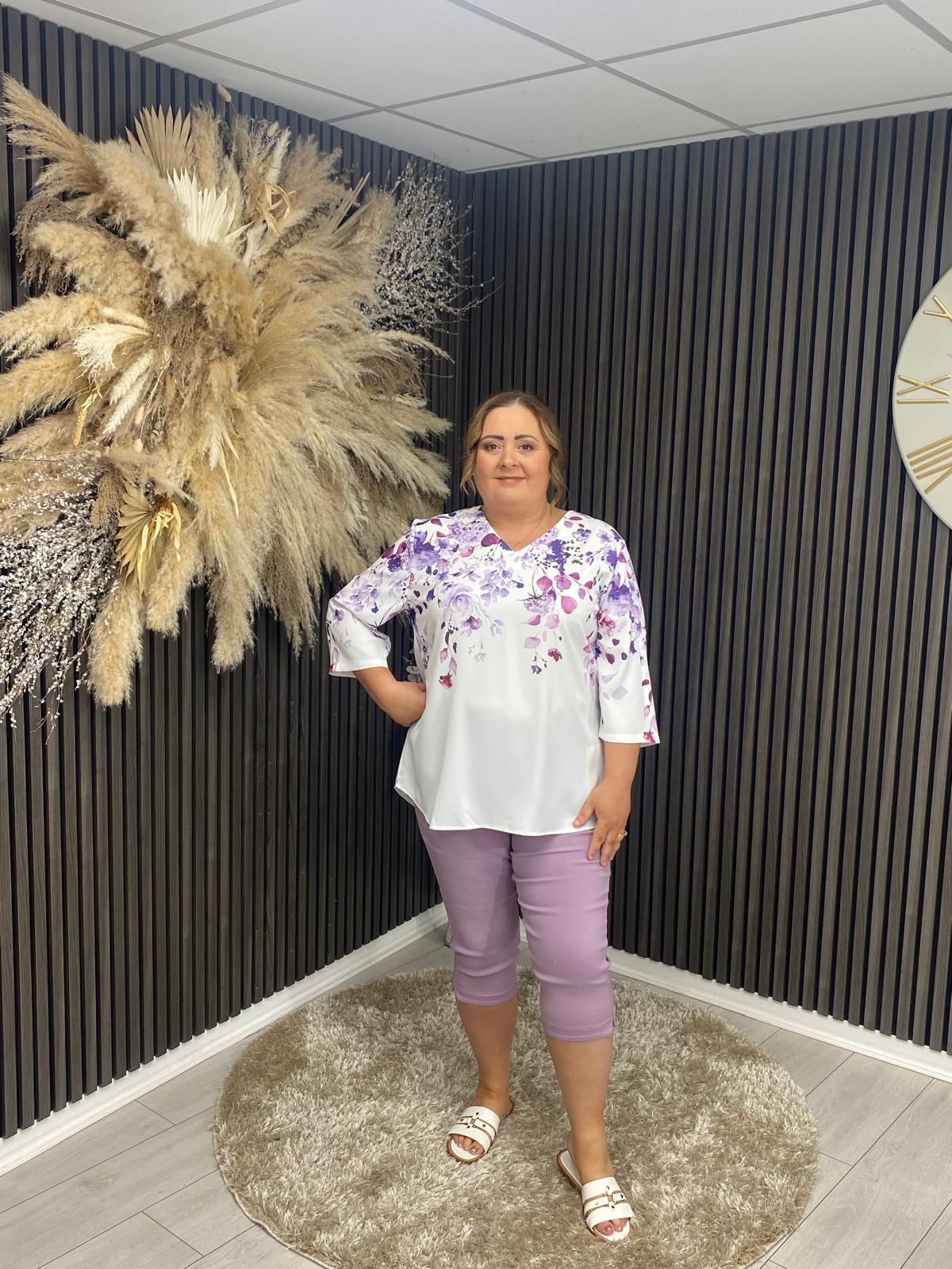 KEEVA TOP - VIOLET