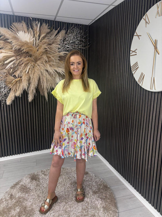 LUCILLE T-SHIRT - YELLOW