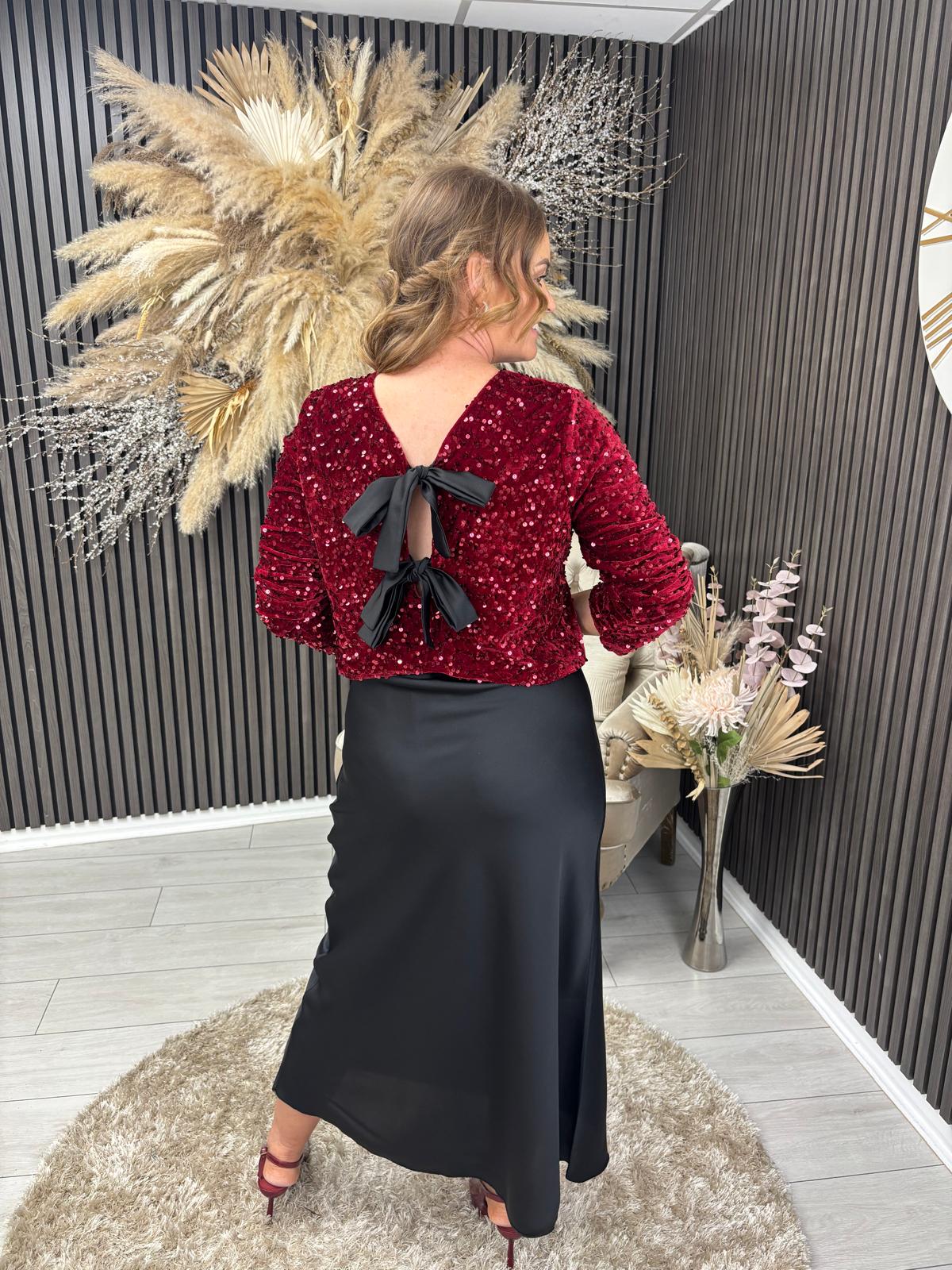 MAGGIE TOP - BORDEAUX