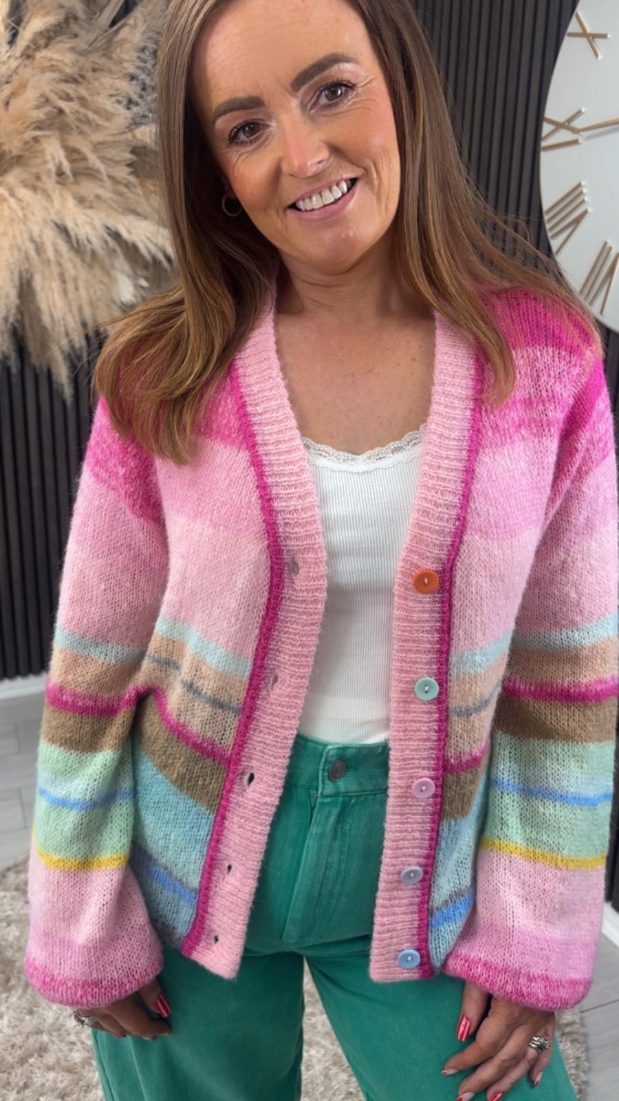 AMY CARDIGAN - PINK