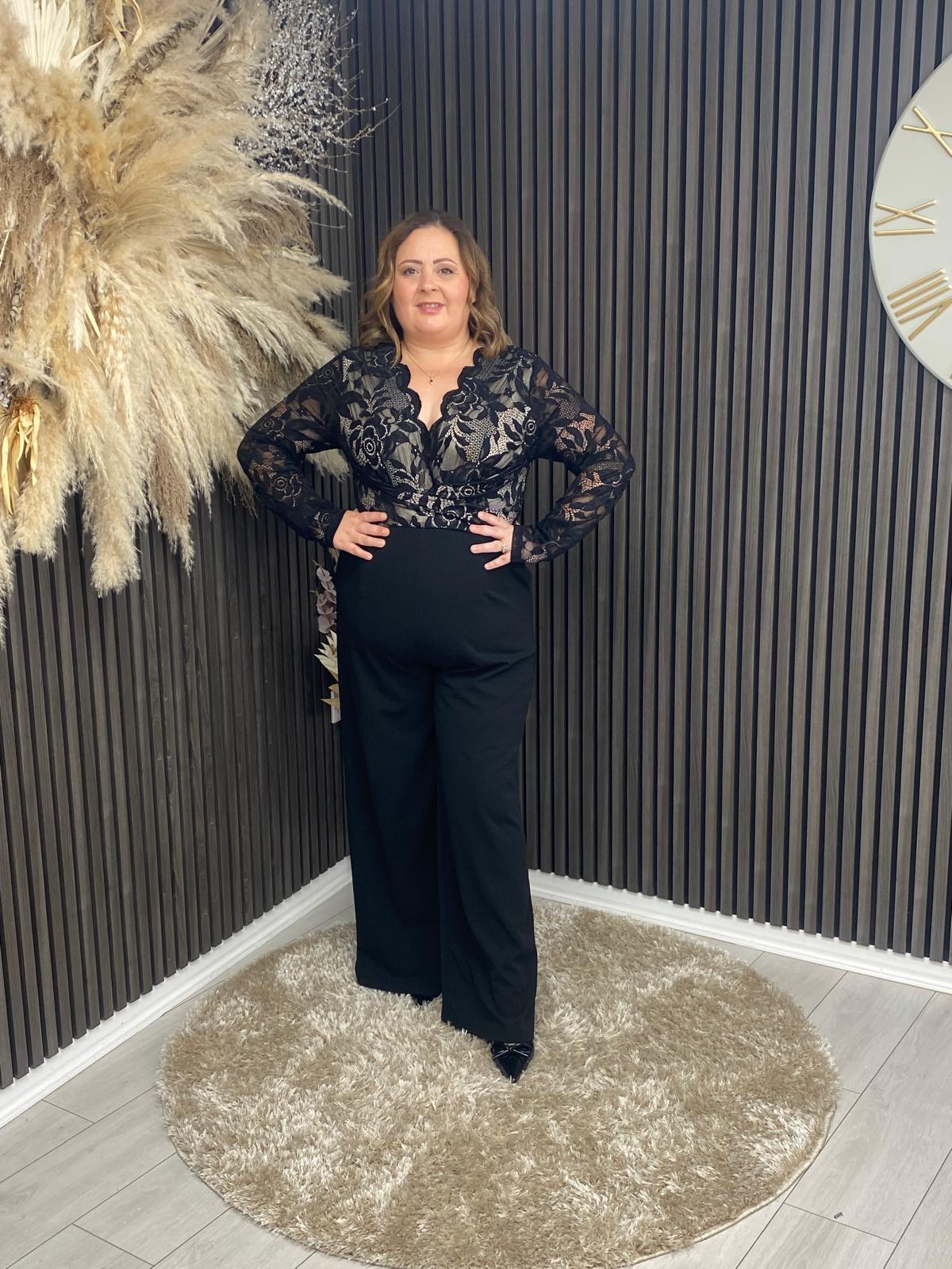 BRIDGET-ANNE LACE JUMPSUIT