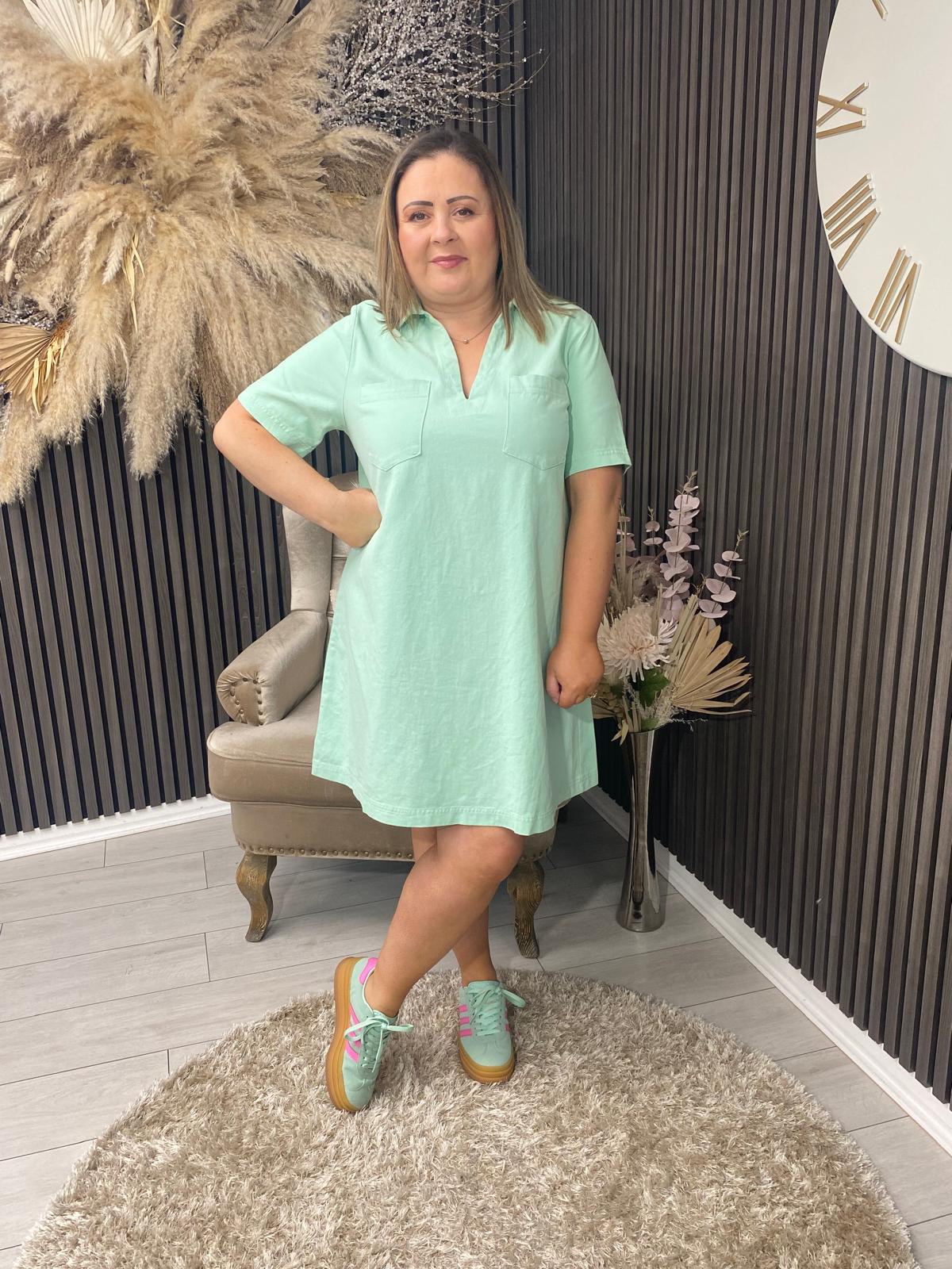 HEATHER DRESS - MINT