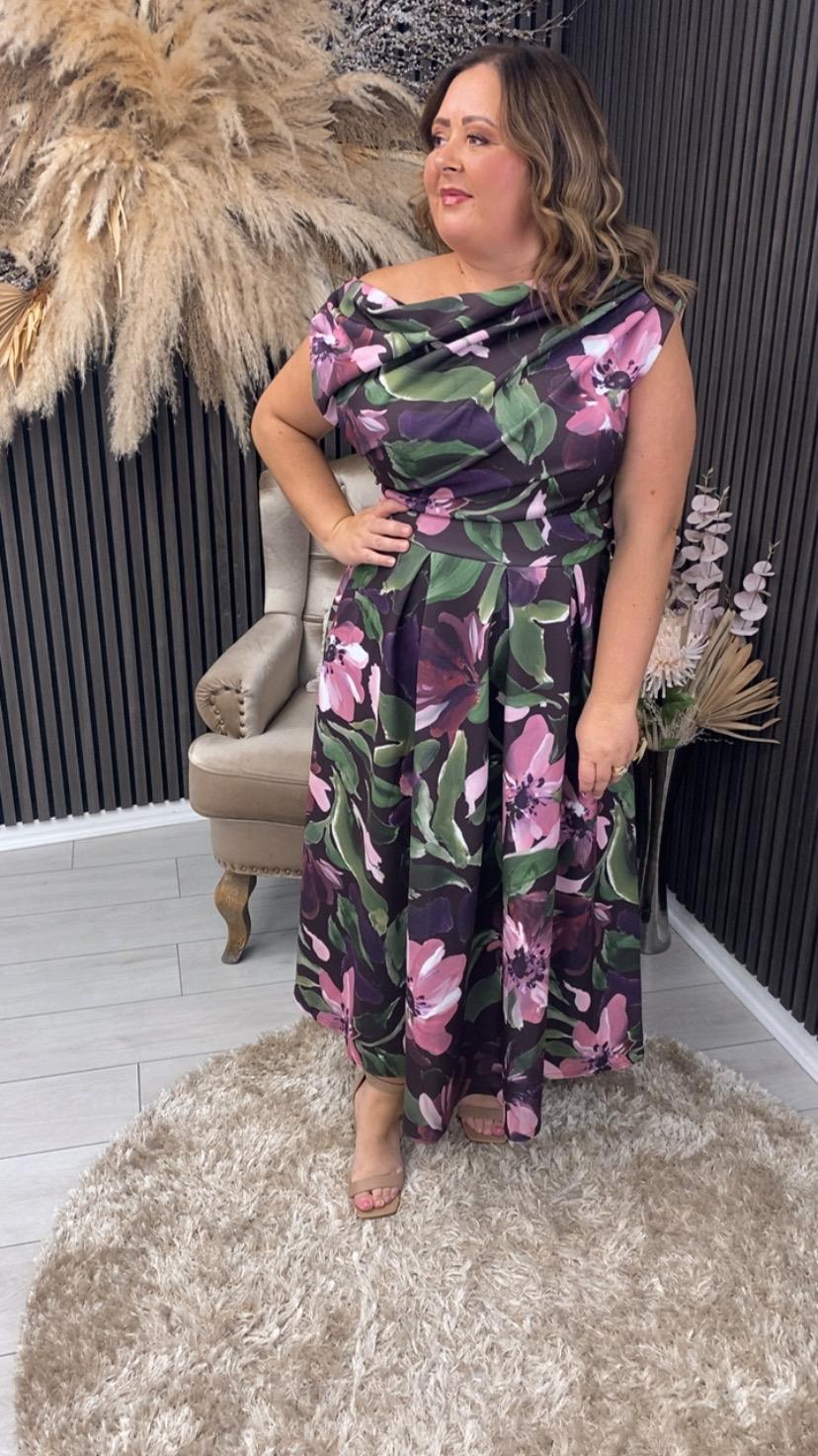 BETTY DRESS - VINTAGE BERRY
