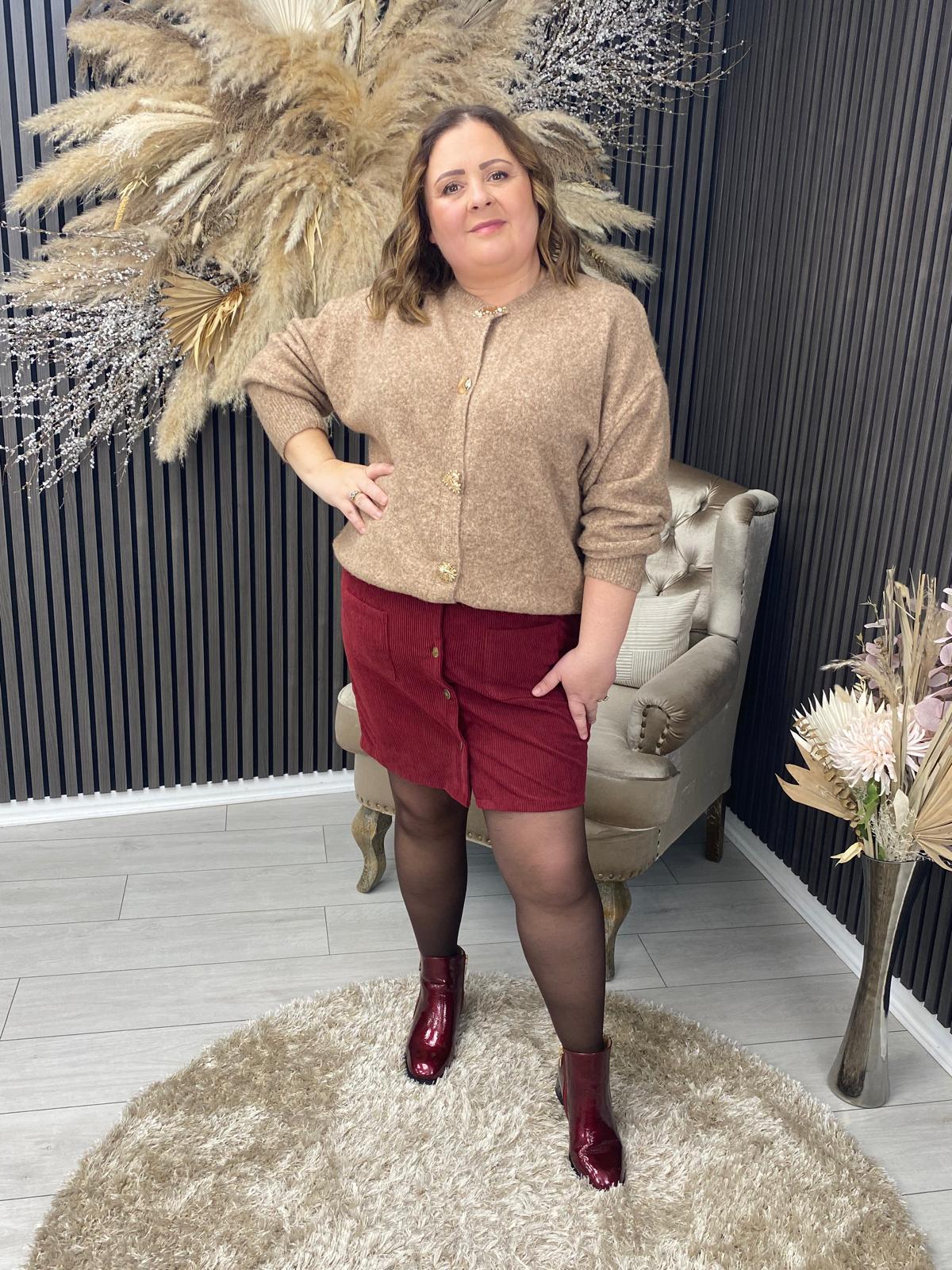 CARMEL CARDIGAN - CAMEL