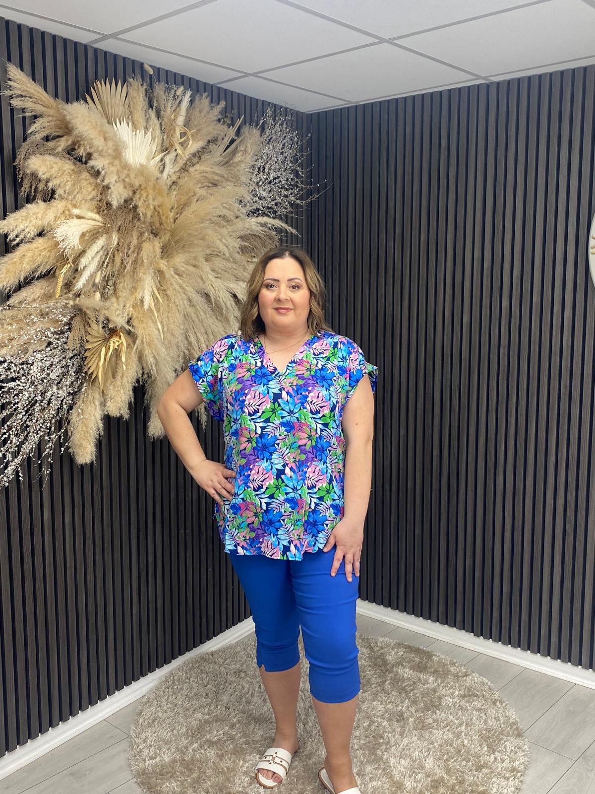 MAURA TOP - MULTI FLORAL