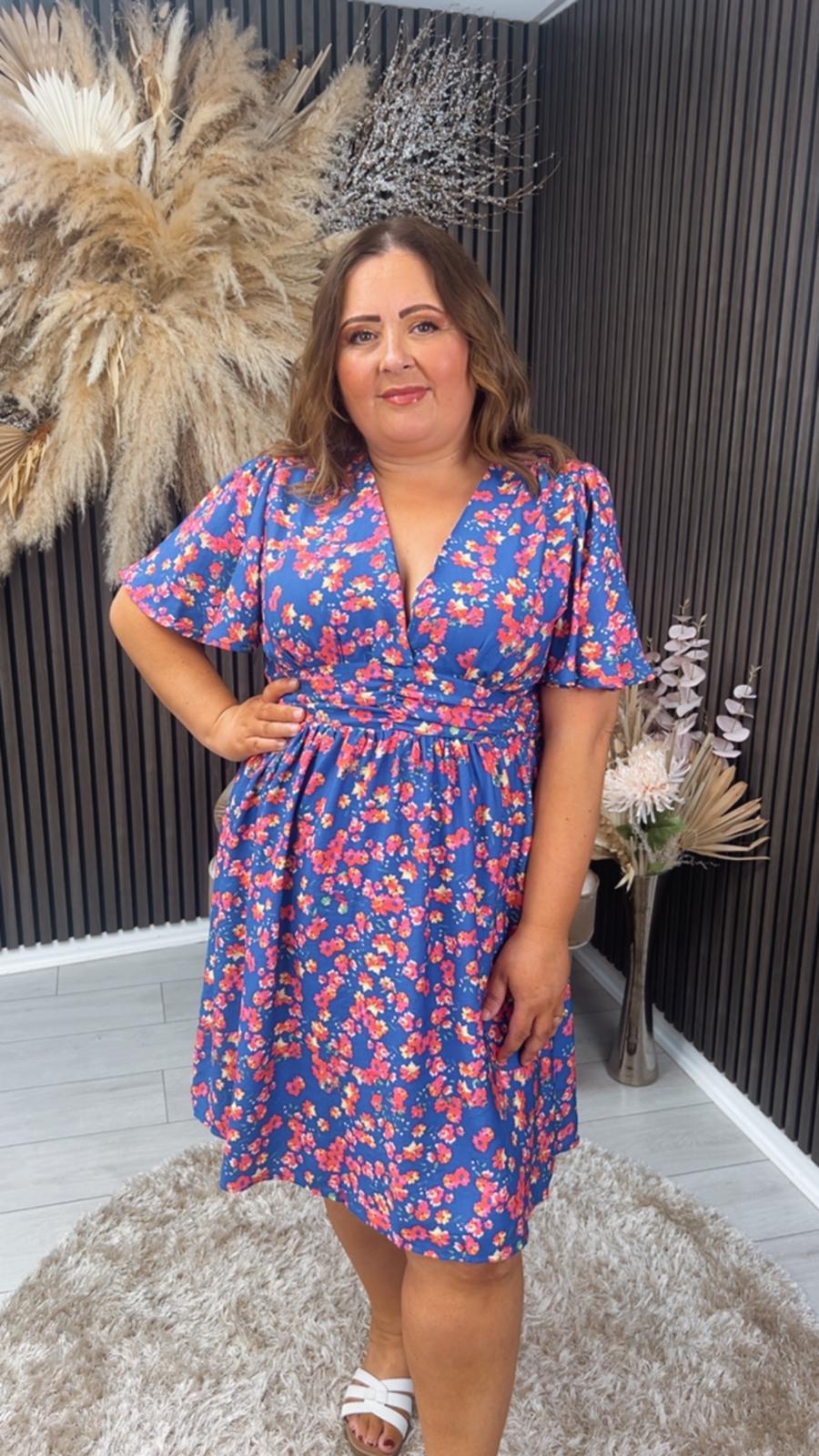 MAUD DRESS - BLUE