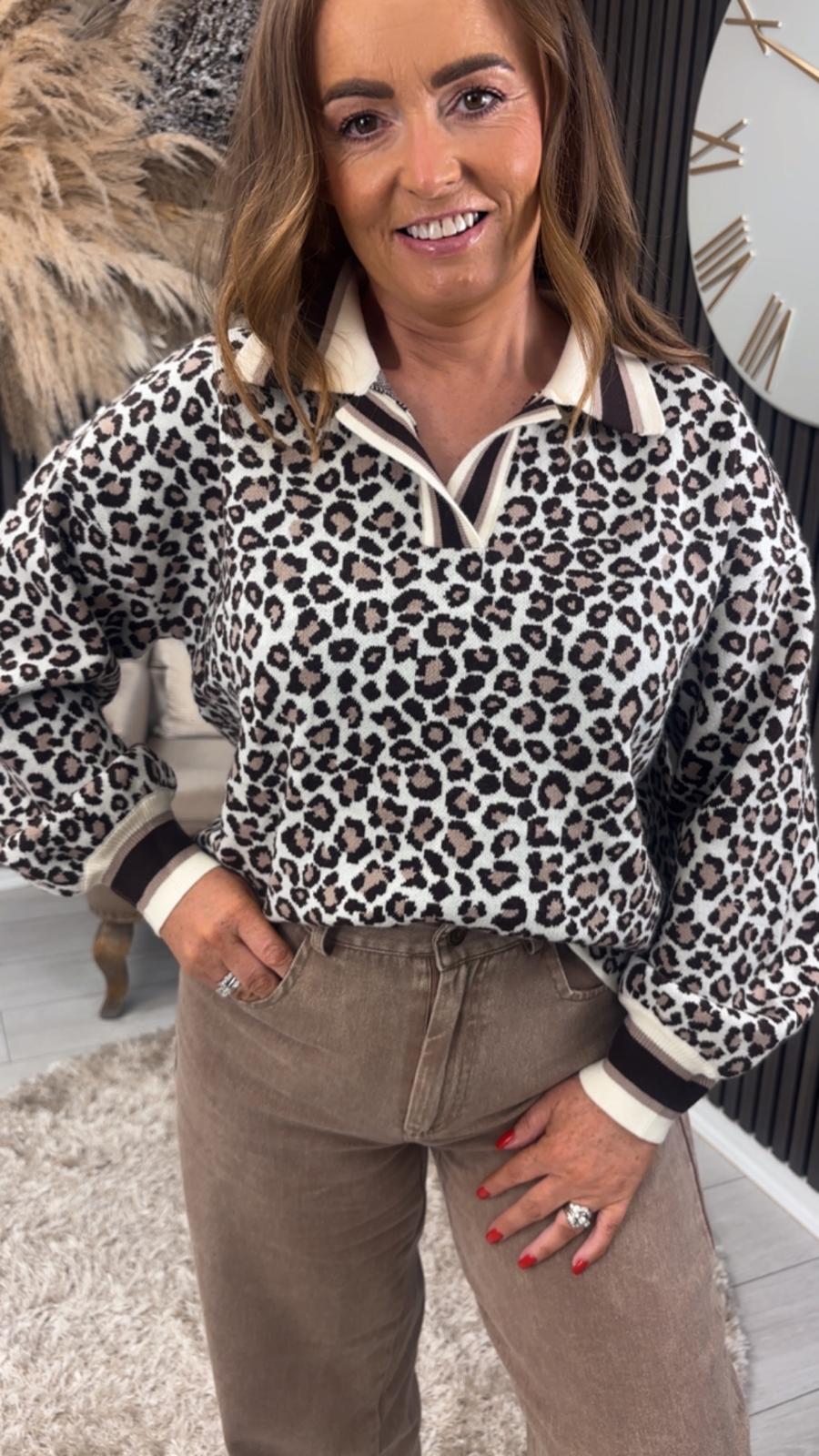 FELICITY JUMPER - ANIMAL PRINT