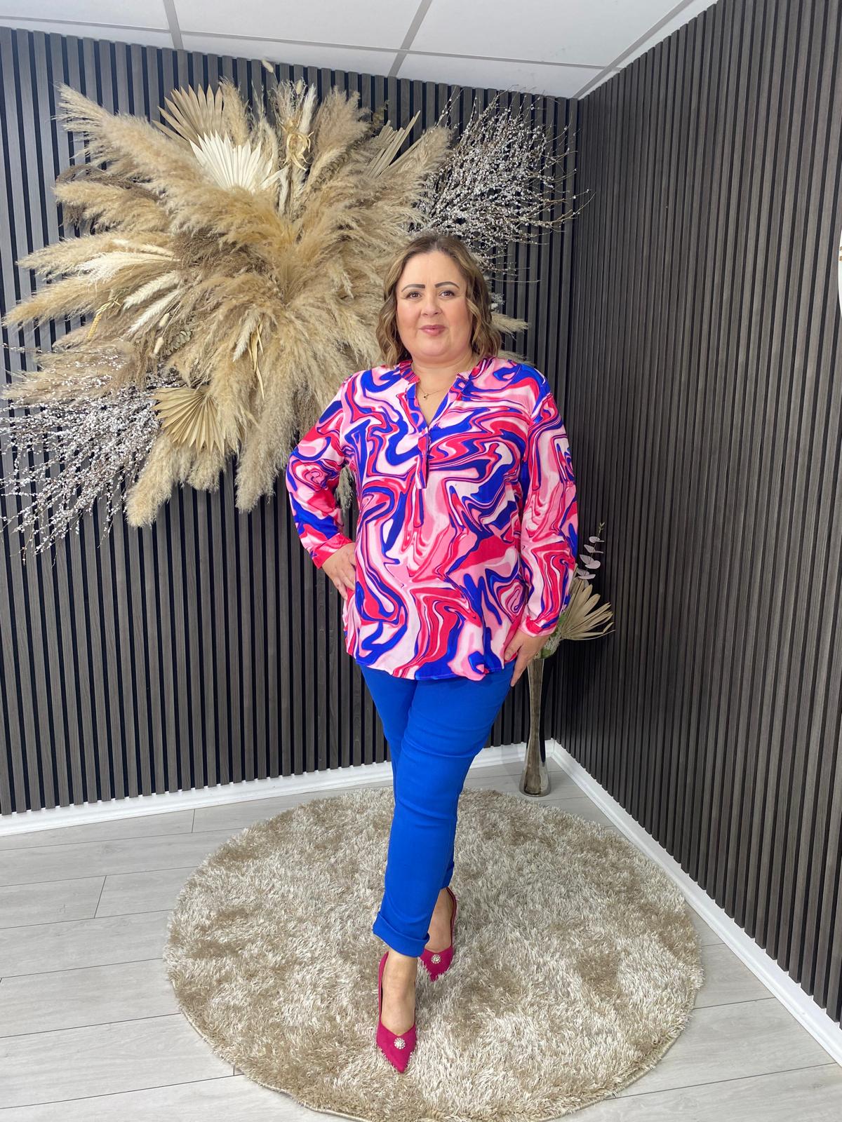 DANIELLA TOP - MAGENTA