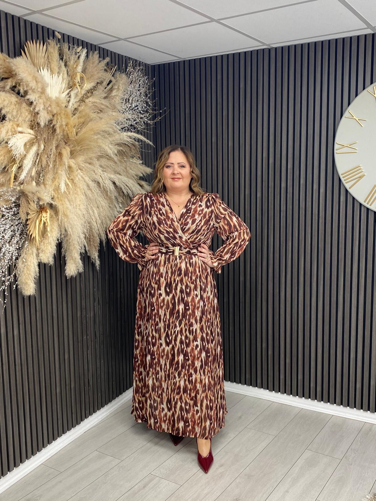 ARABELLA DRESS - ANIMAL PRINT