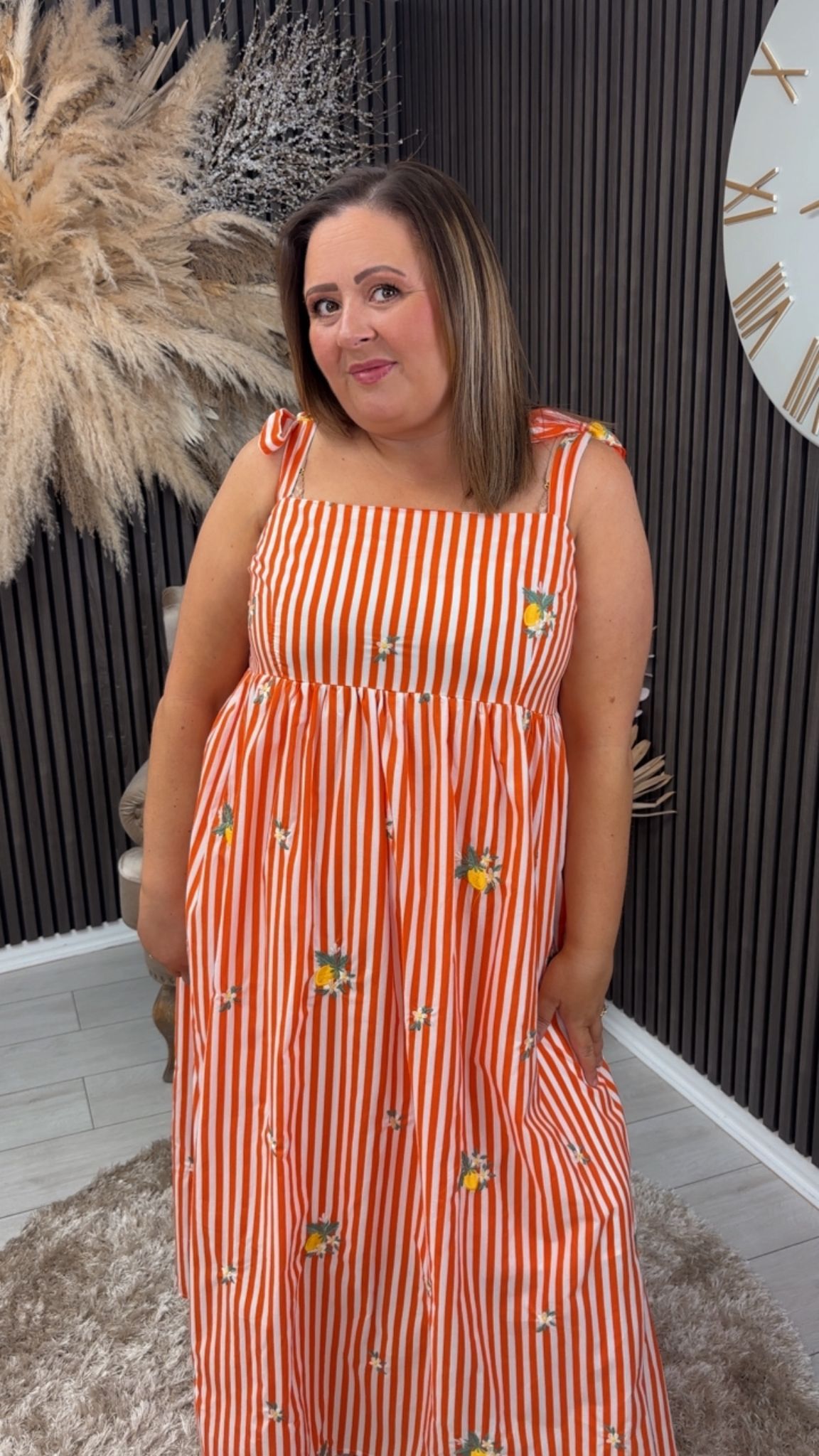 NELLIE DRESS - ORANGE