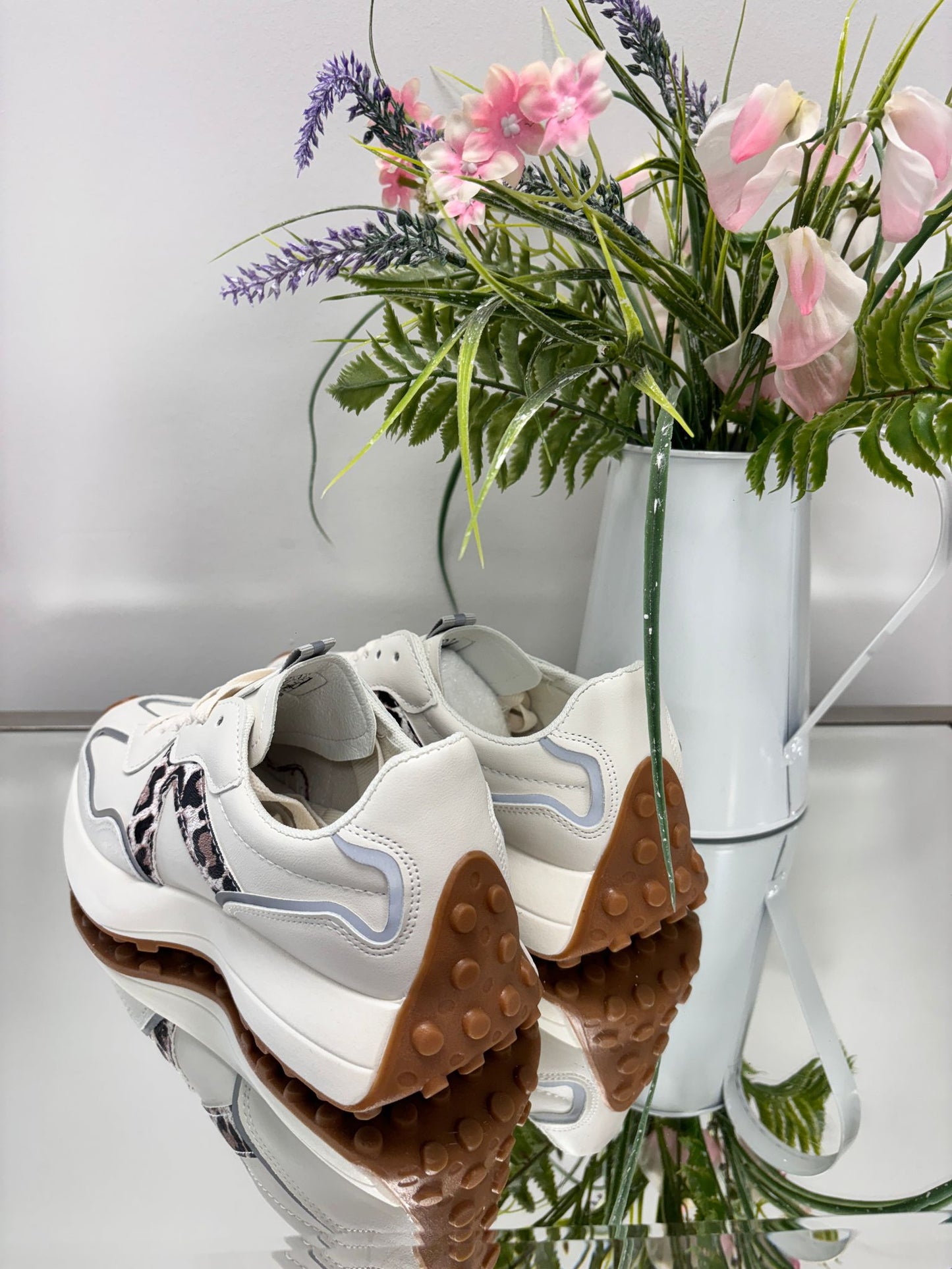 RAYA TRAINERS - WHITE/ANIMAL