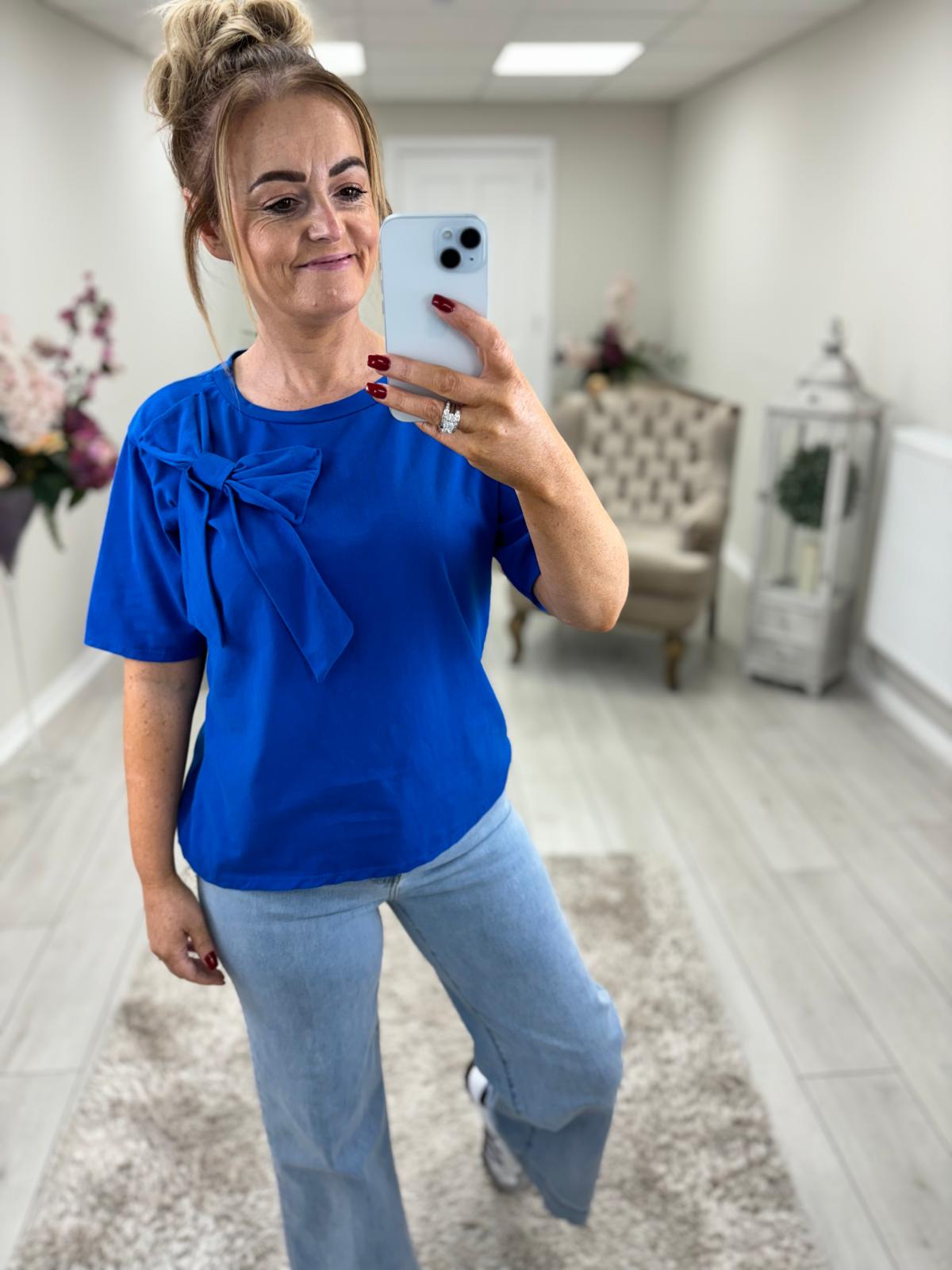VALENE TOP - BLUE