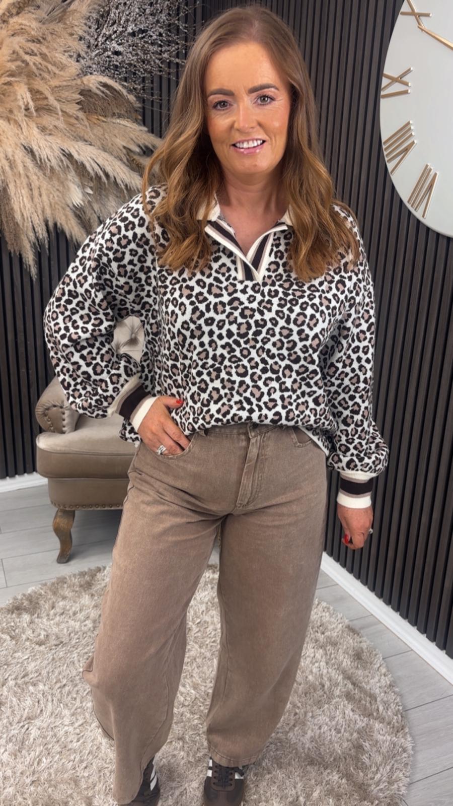 FELICITY JUMPER - ANIMAL PRINT