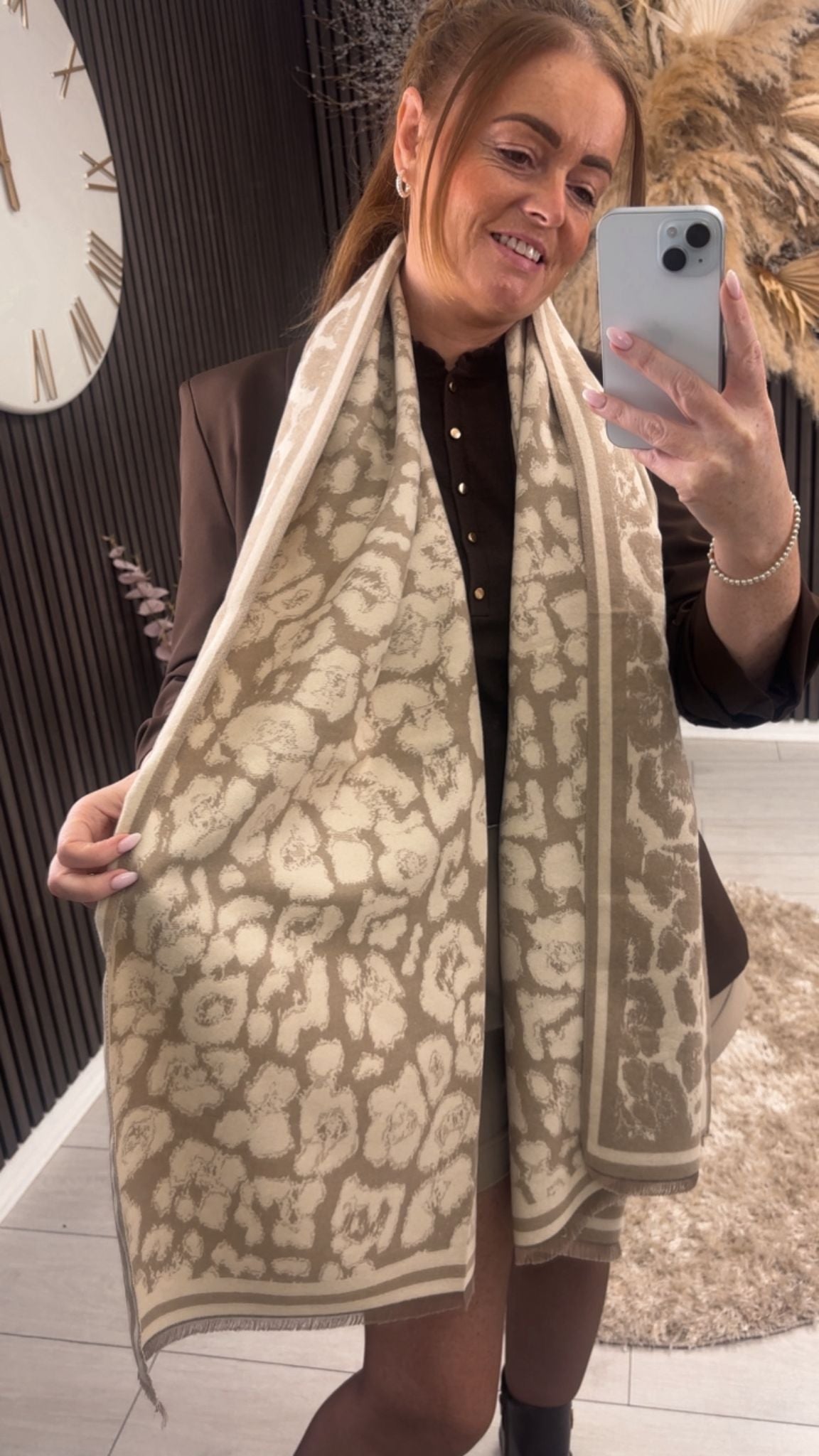 LOUISE SCARF - BEIGE
