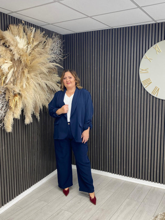 PEARL BLAZER - NAVY