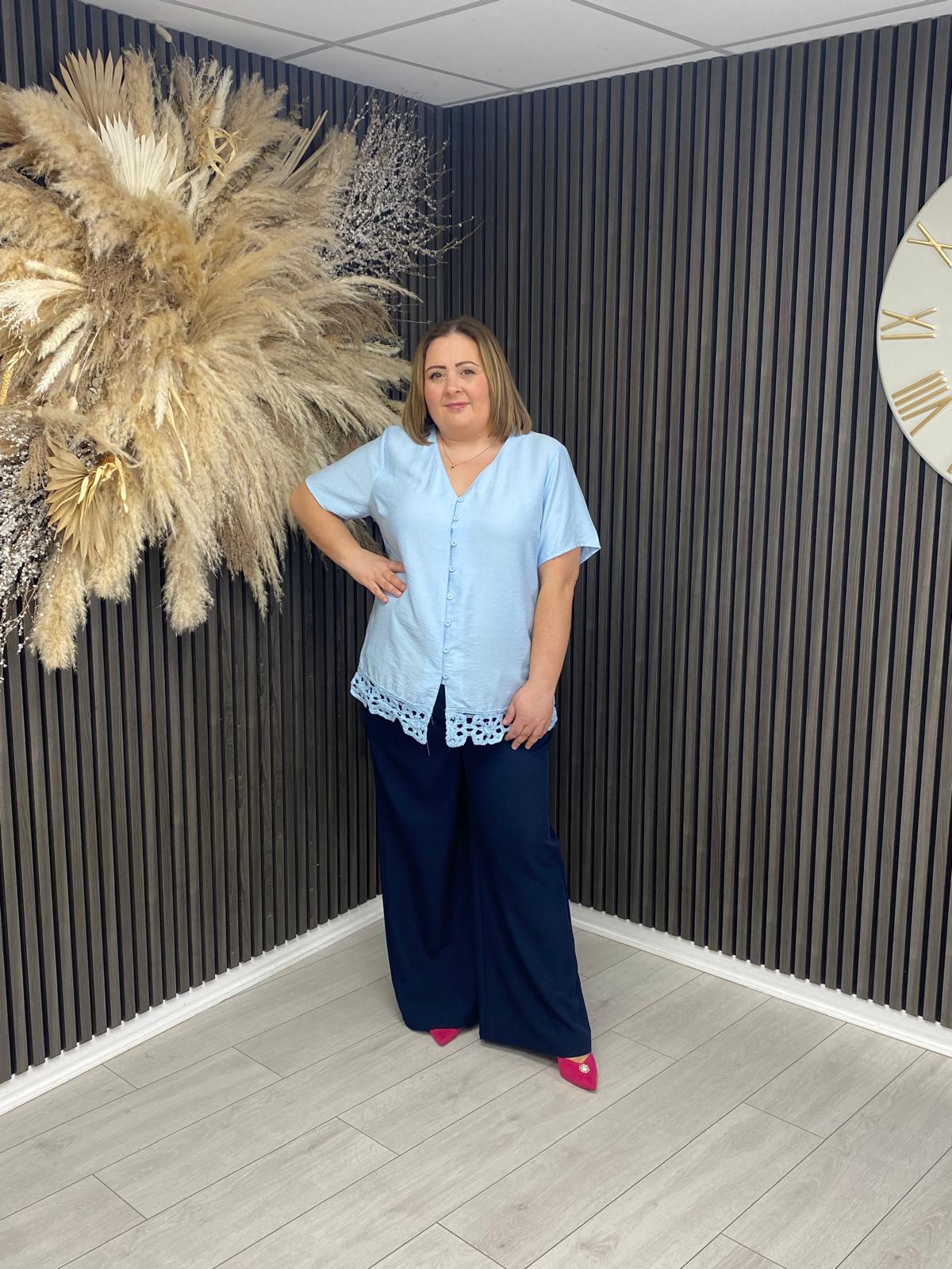 ESTELLE TROUSER - NAVY