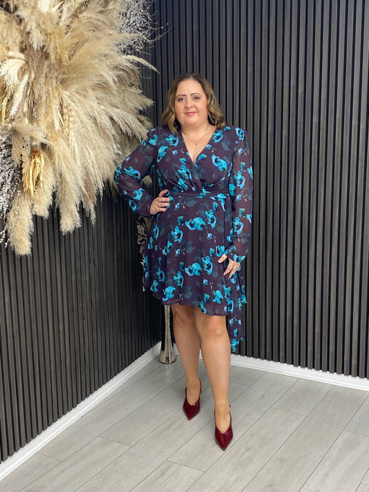 SLOANE DRESS - PURPLE