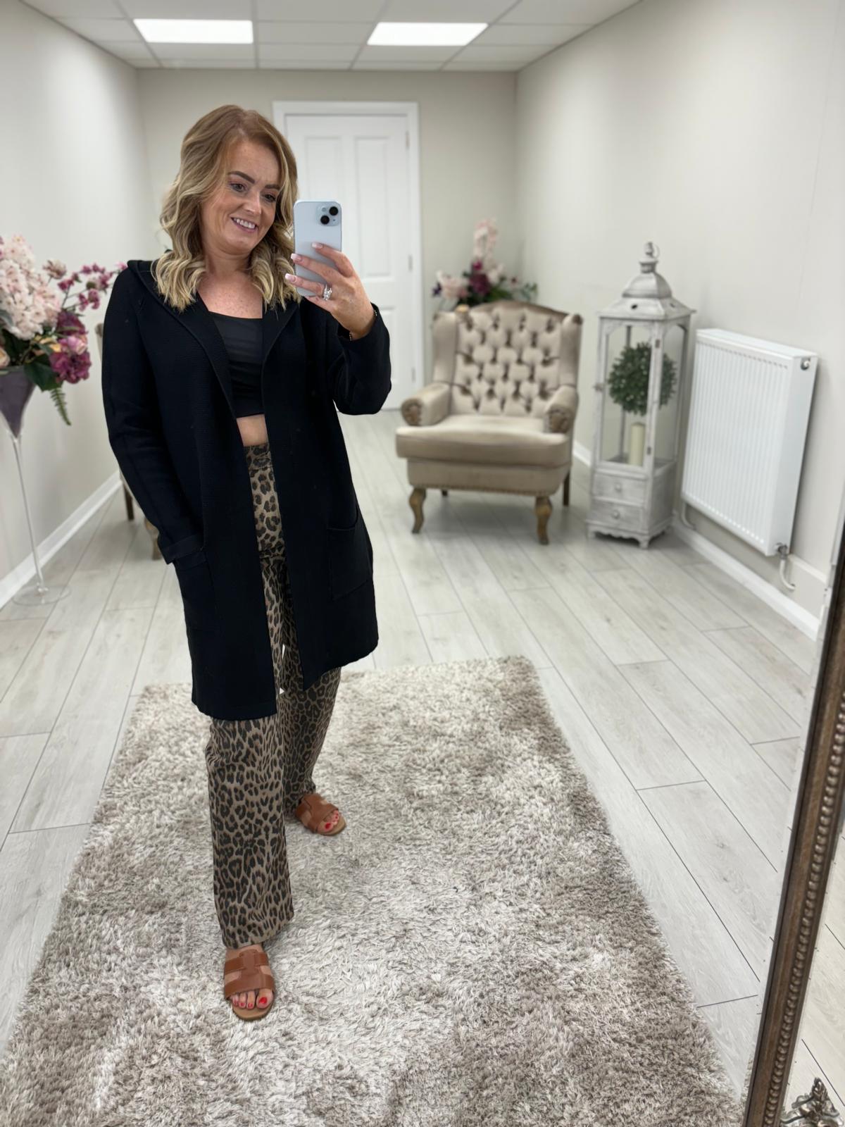 CAROLINE CARDIGAN - BLACK
