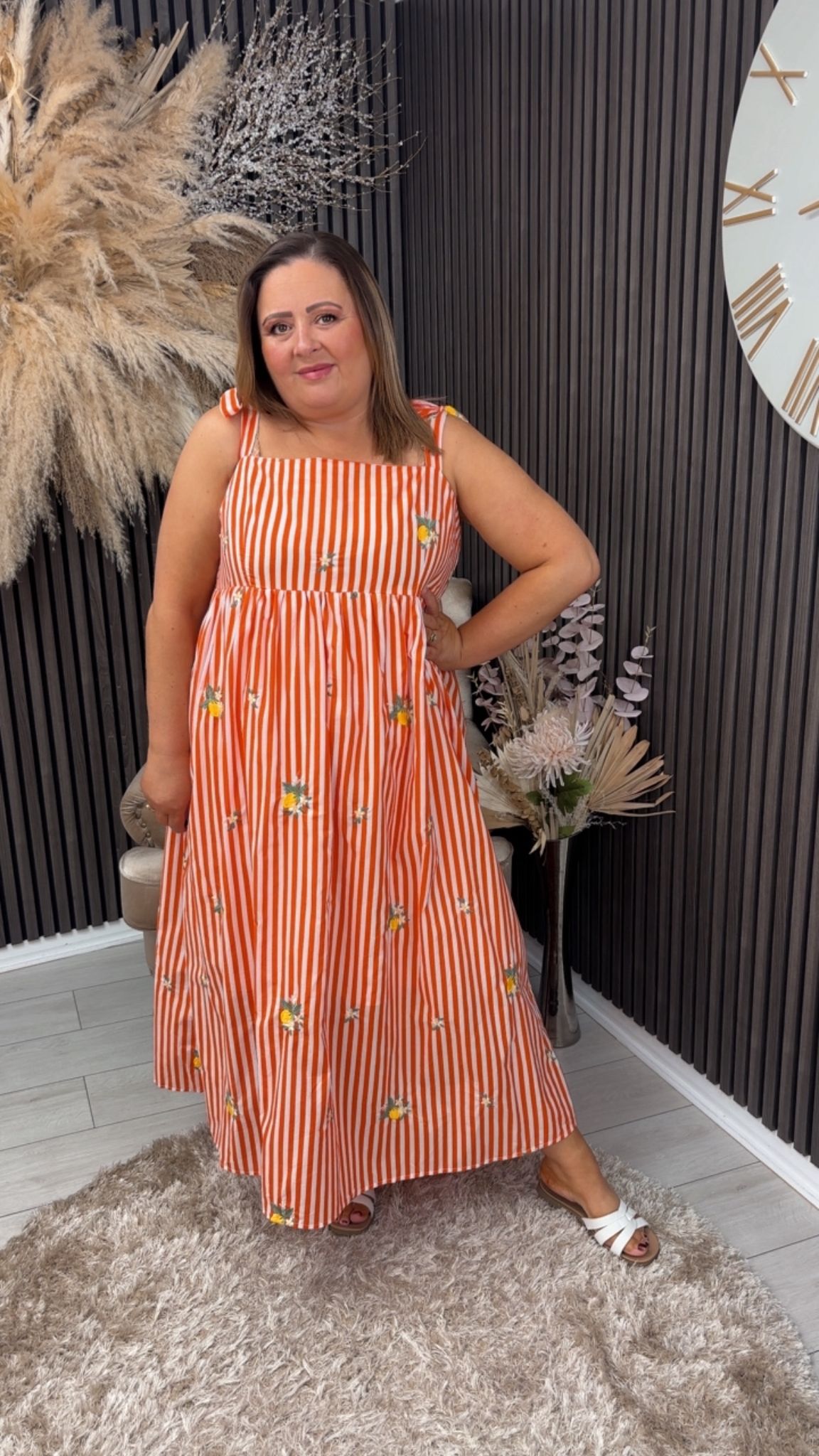 NELLIE DRESS - ORANGE
