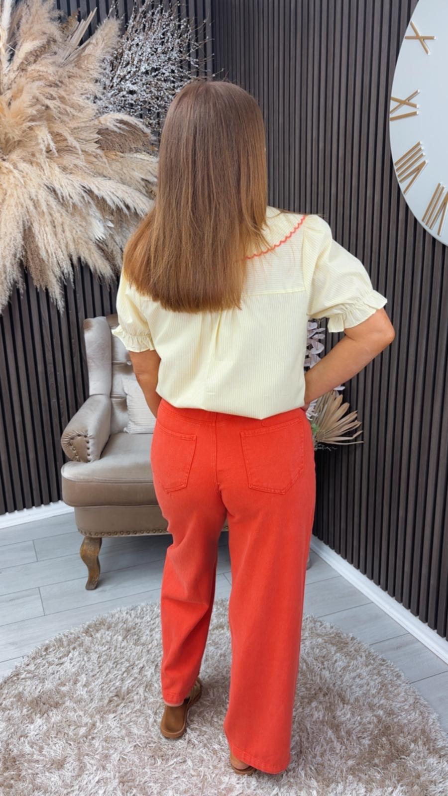 JEANIE JEANS - CORAL