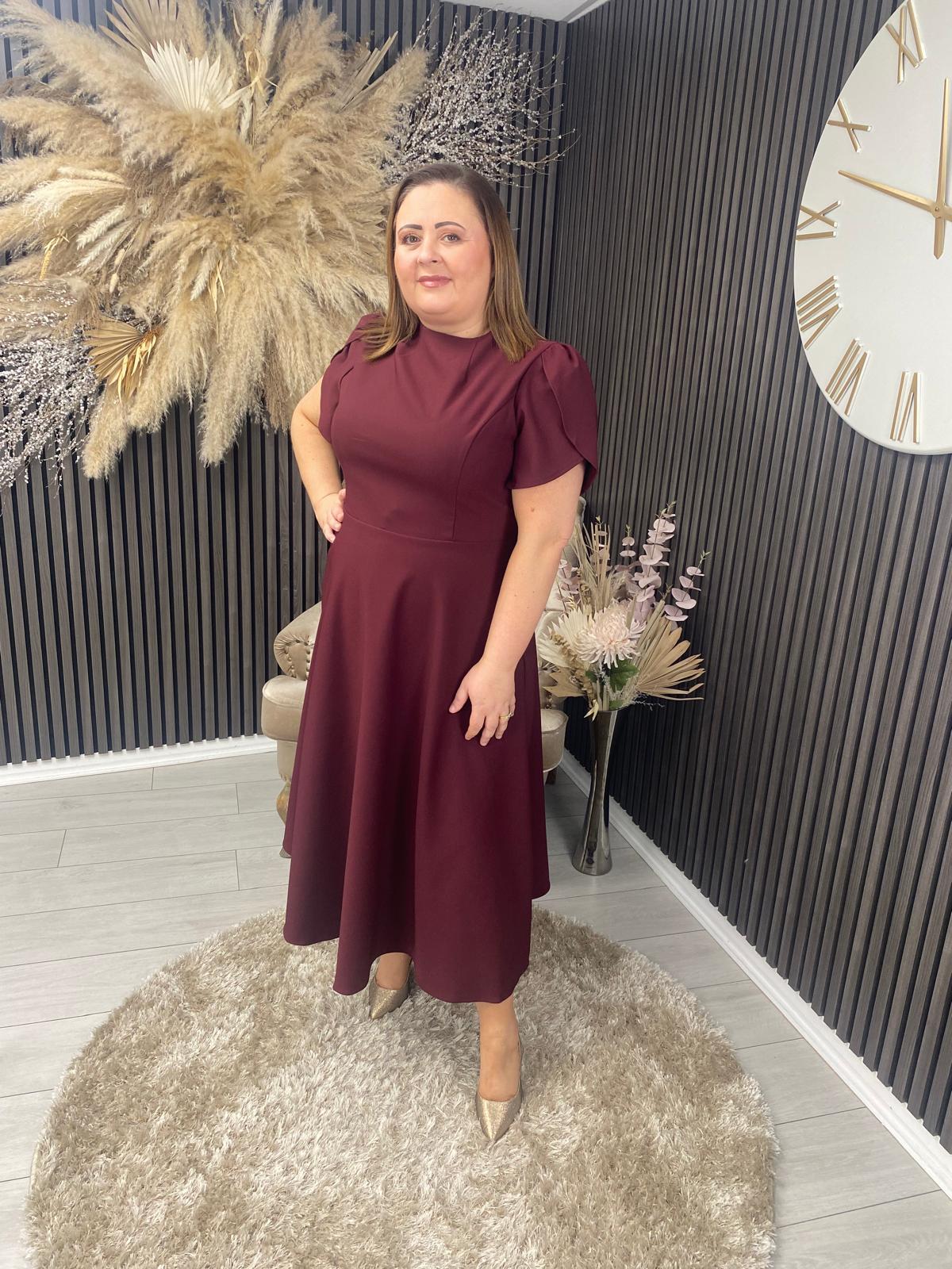 KATISHA DRESS - BERRY