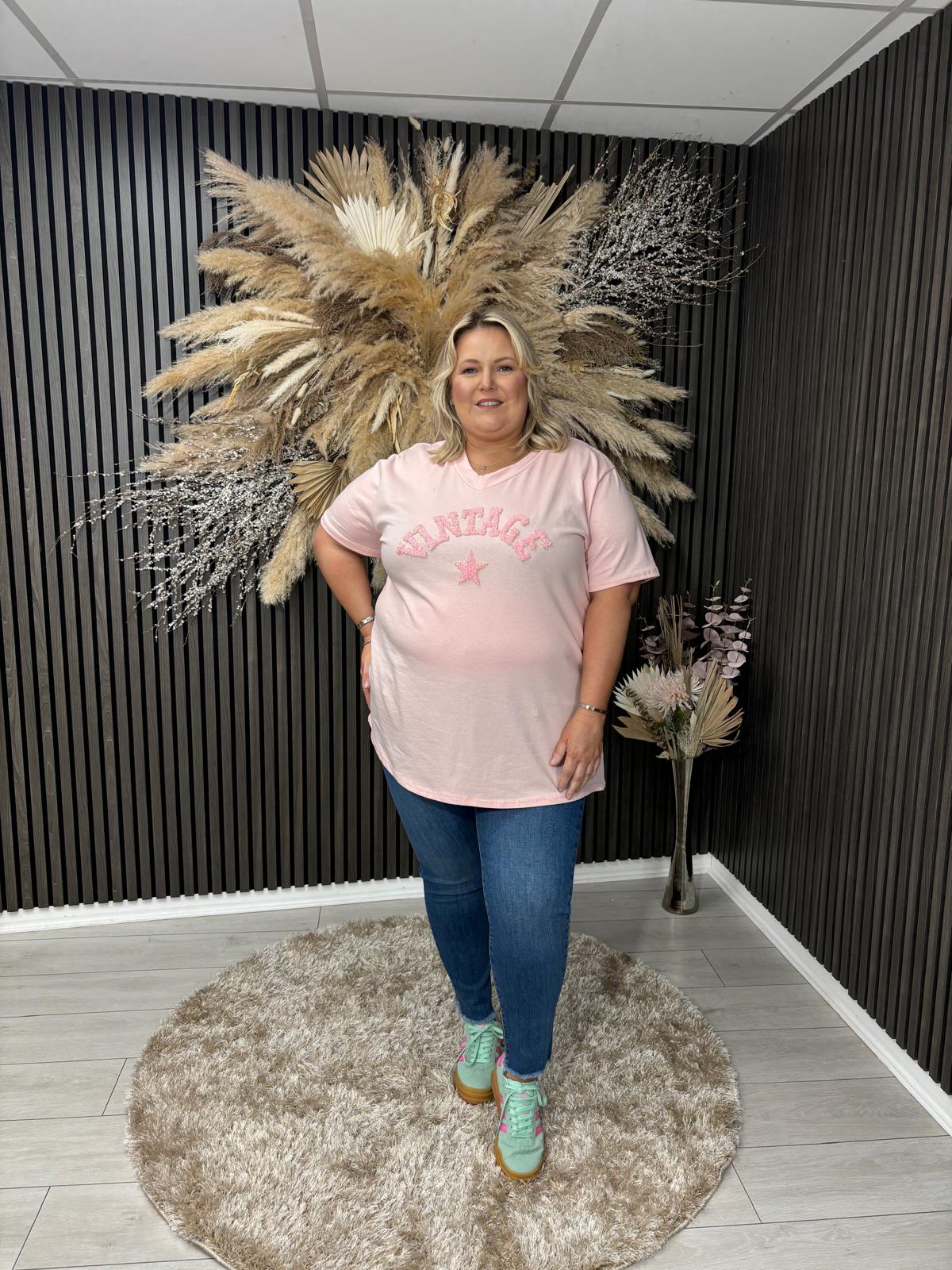 REBEKAH T-SHIRT - PINK
