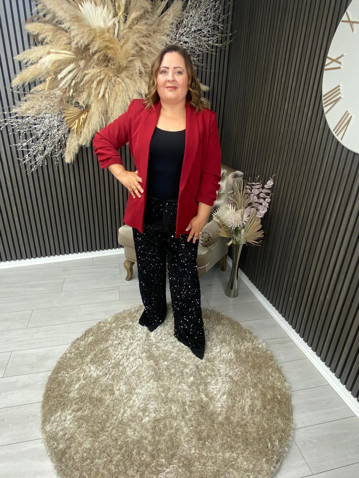 YVONNE TROUSERS - BLACK