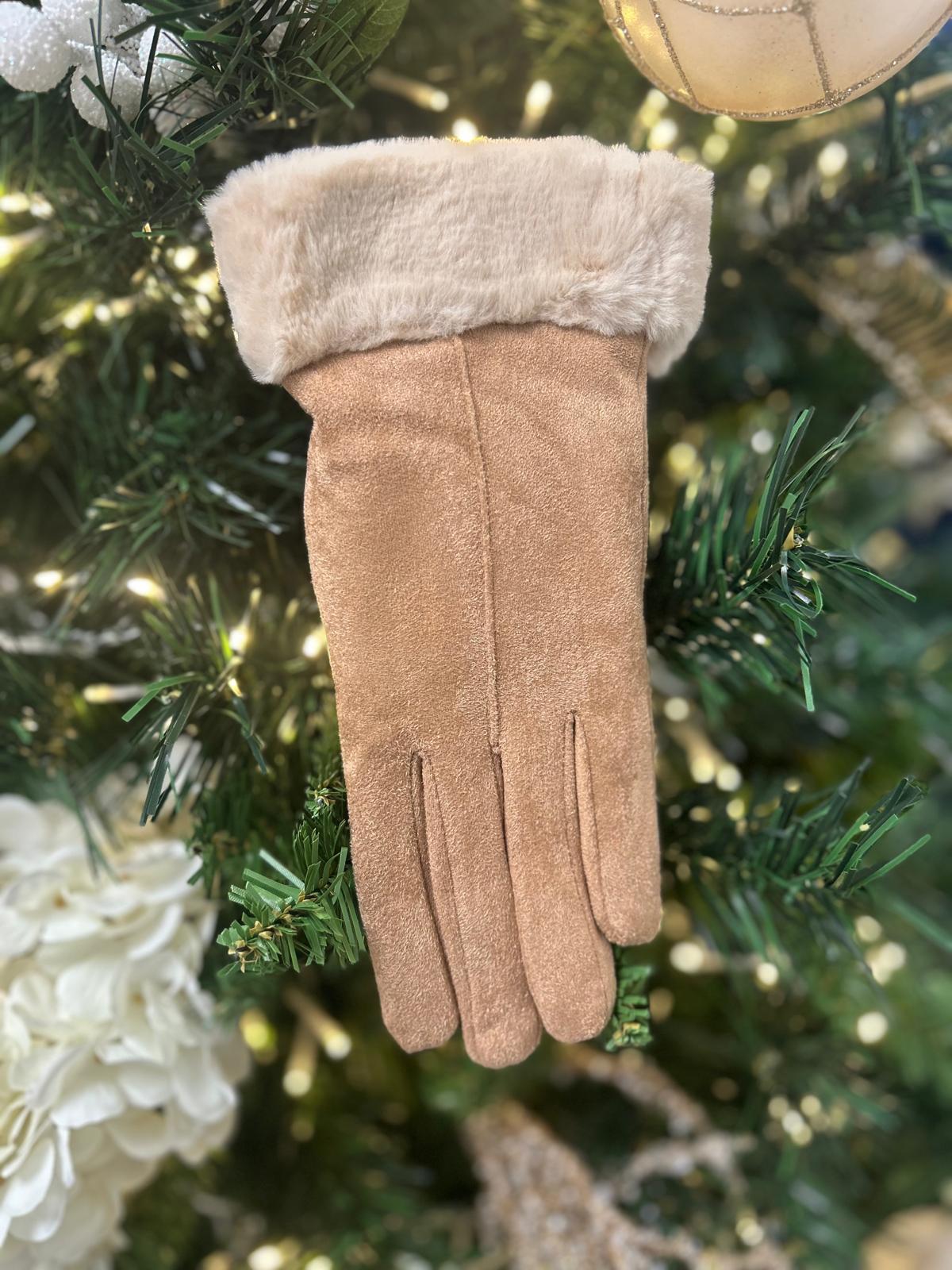 DIANA GLOVES - CAMEL