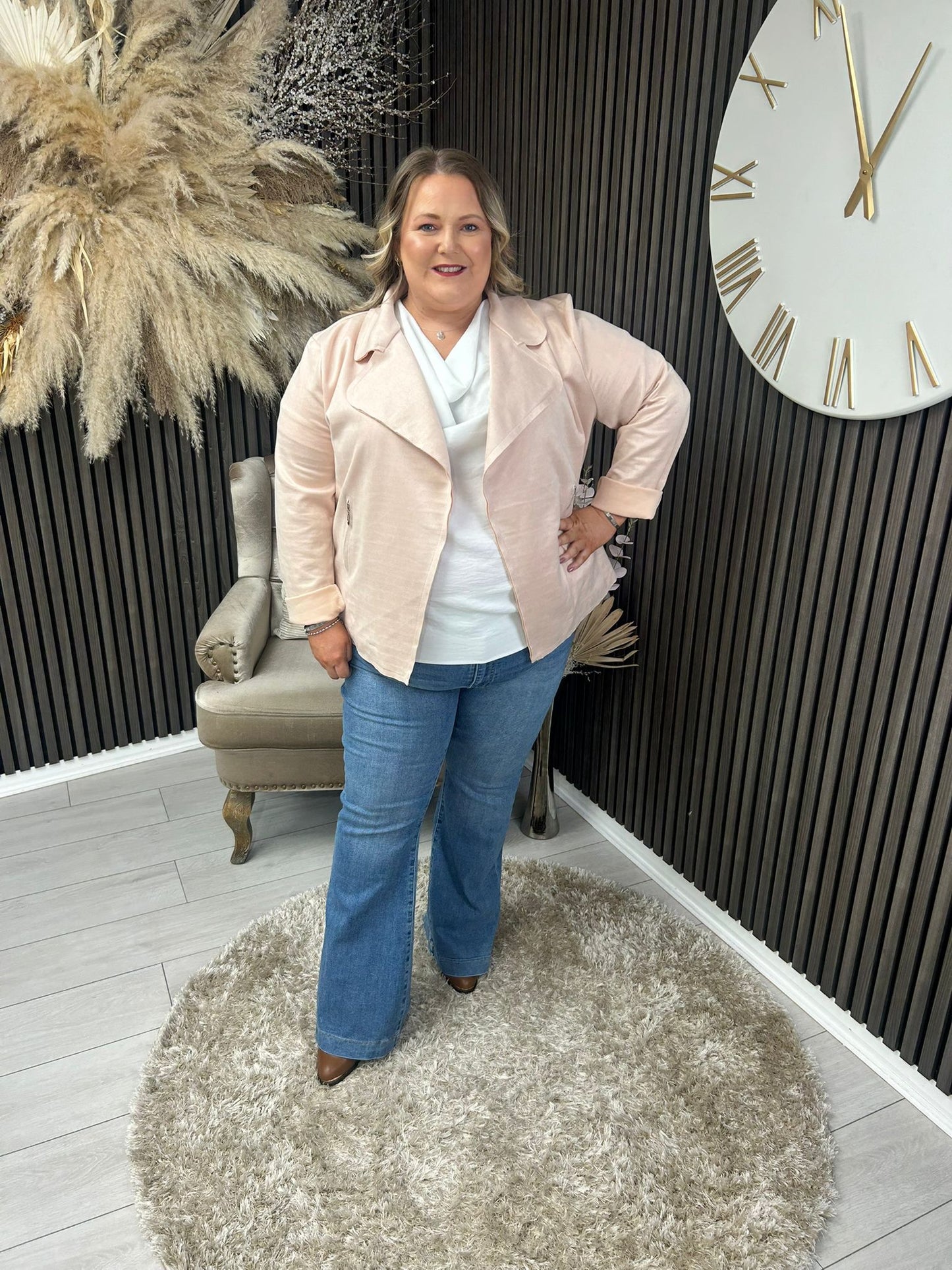 PENNY BIKER JACKET - PINK