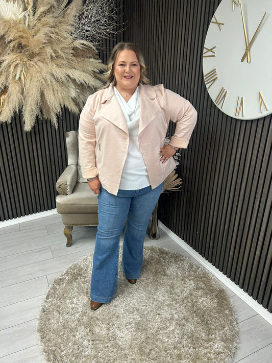 PENNY BIKER JACKET - PINK